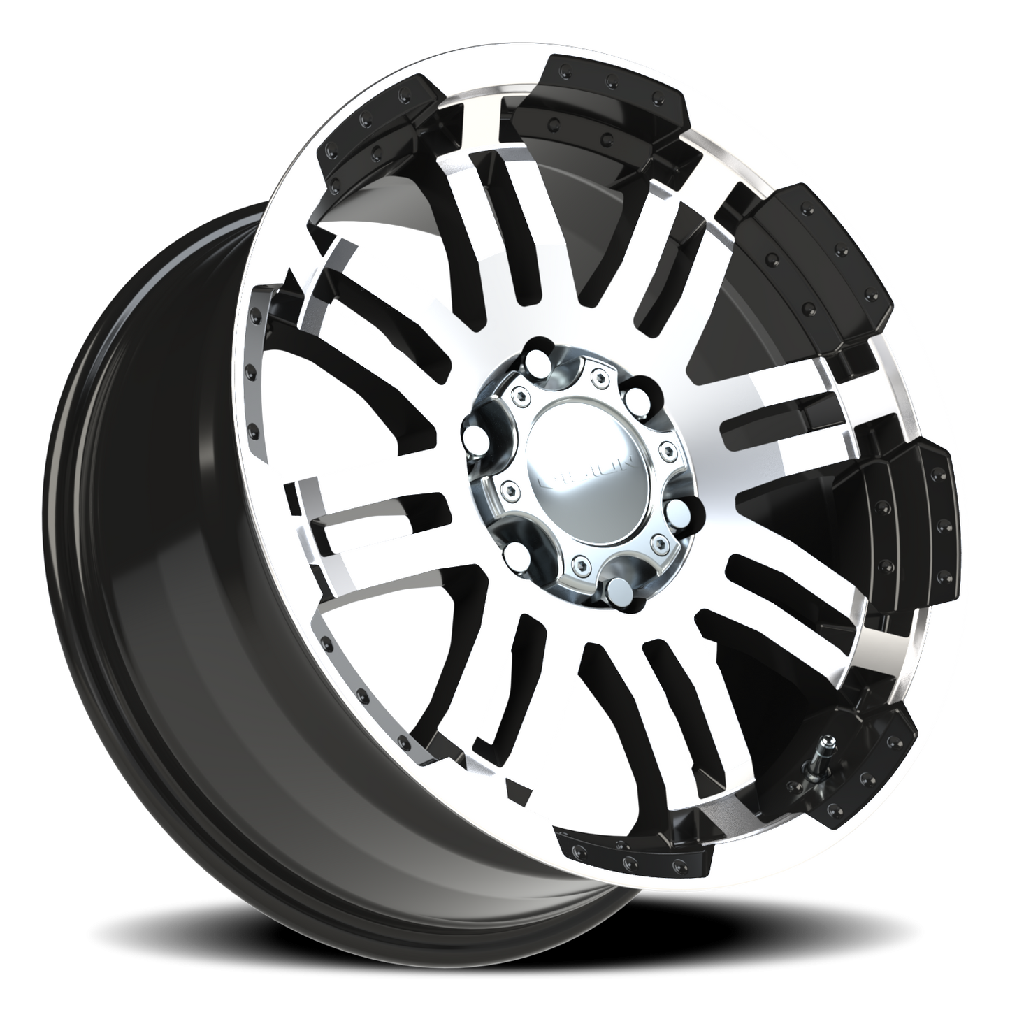 Vision Vw 18X8.5 Gloss Black Machined Face Wheel