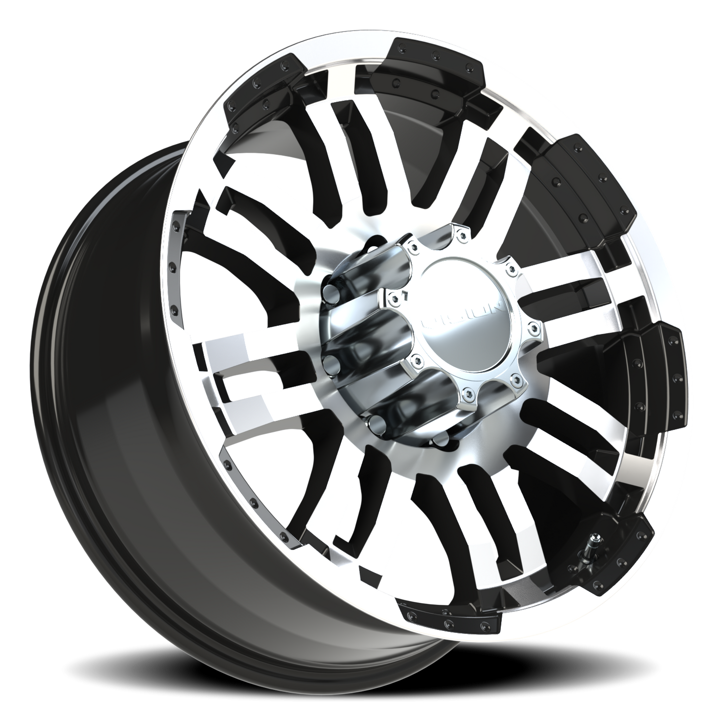 Vision Vw 20X9 Gloss Black Machined Face Wheel