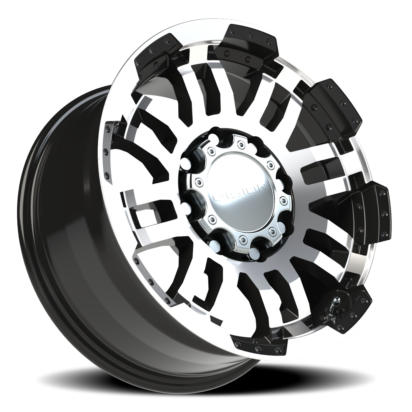 Vision Vw 17X8.5 Gloss Black Machined Face Wheel
