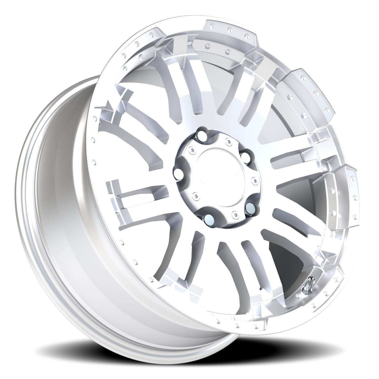 Vision Warrior 18X8.5 Winter Paint-Silver( Salt Resistant) Wheel
