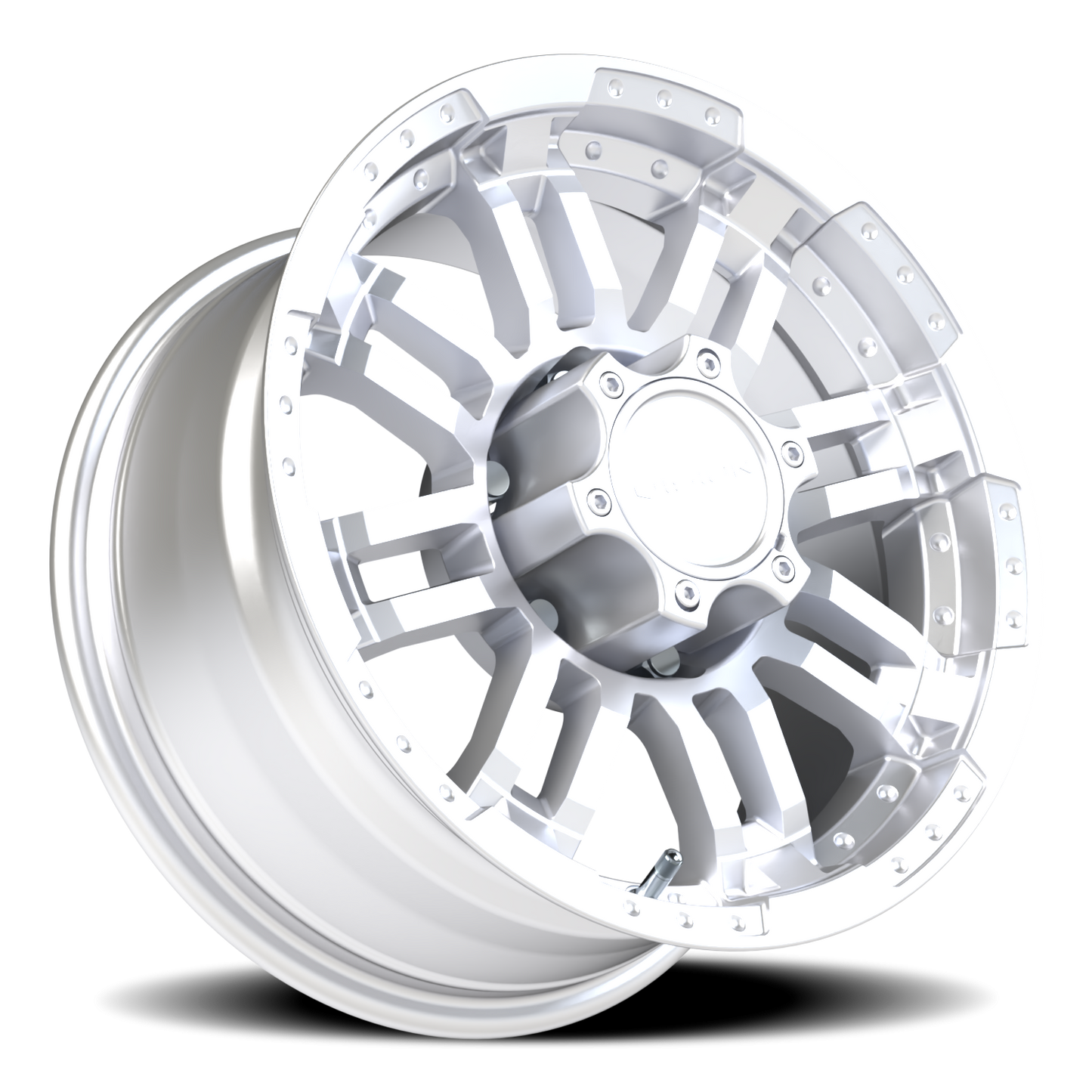 Vision Warrior 16X8 Winter Paint-Silver( Salt Resistant) Wheel