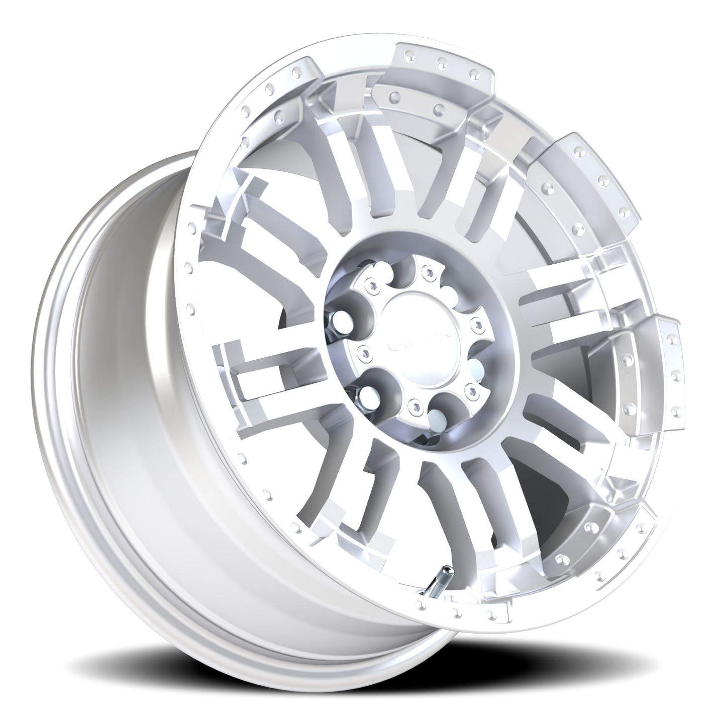 Vision Warrior 16X8 Winter Paint-Silver( Salt Resistant) Wheel
