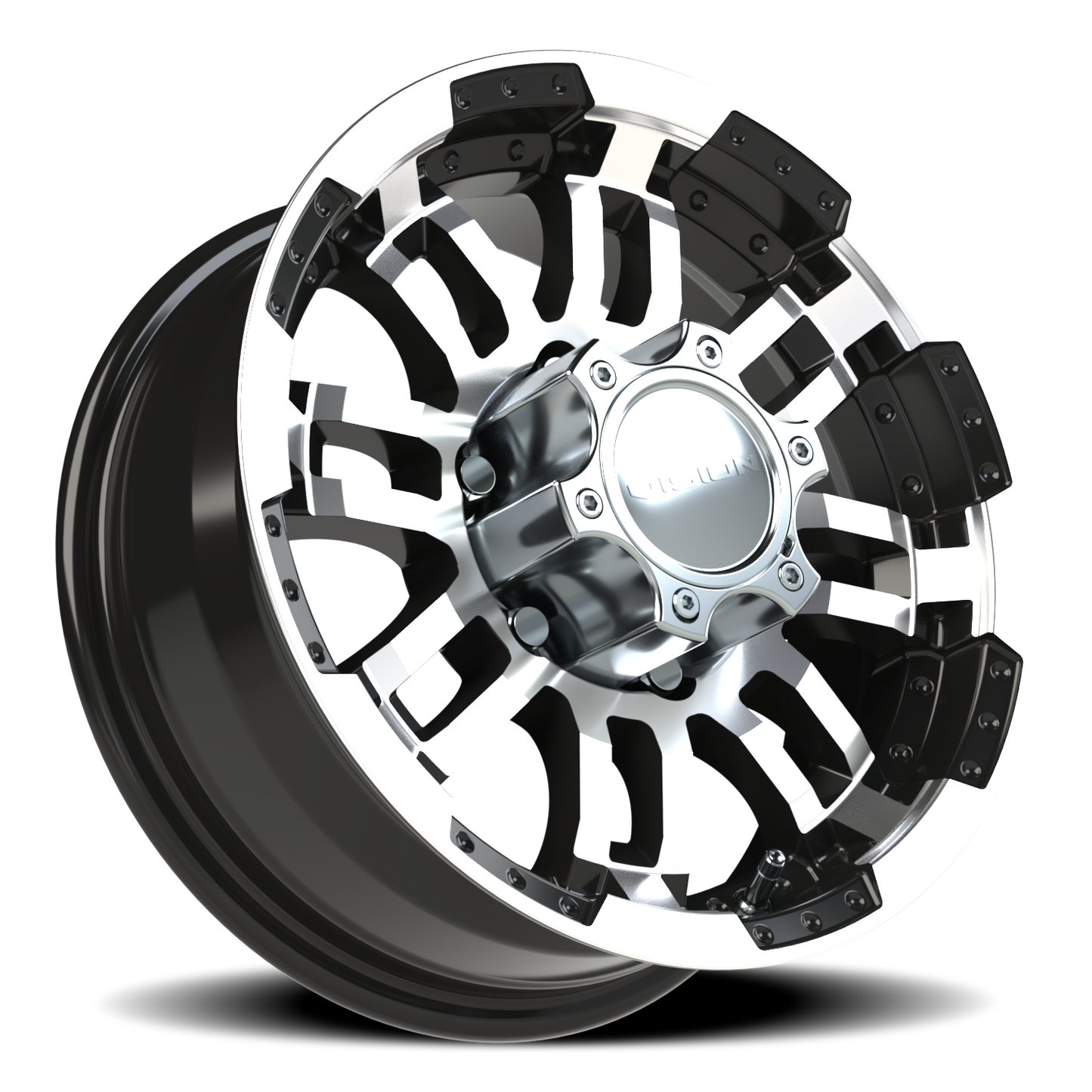 Vision Vw 15X6 Gloss Black Machined Face Wheel