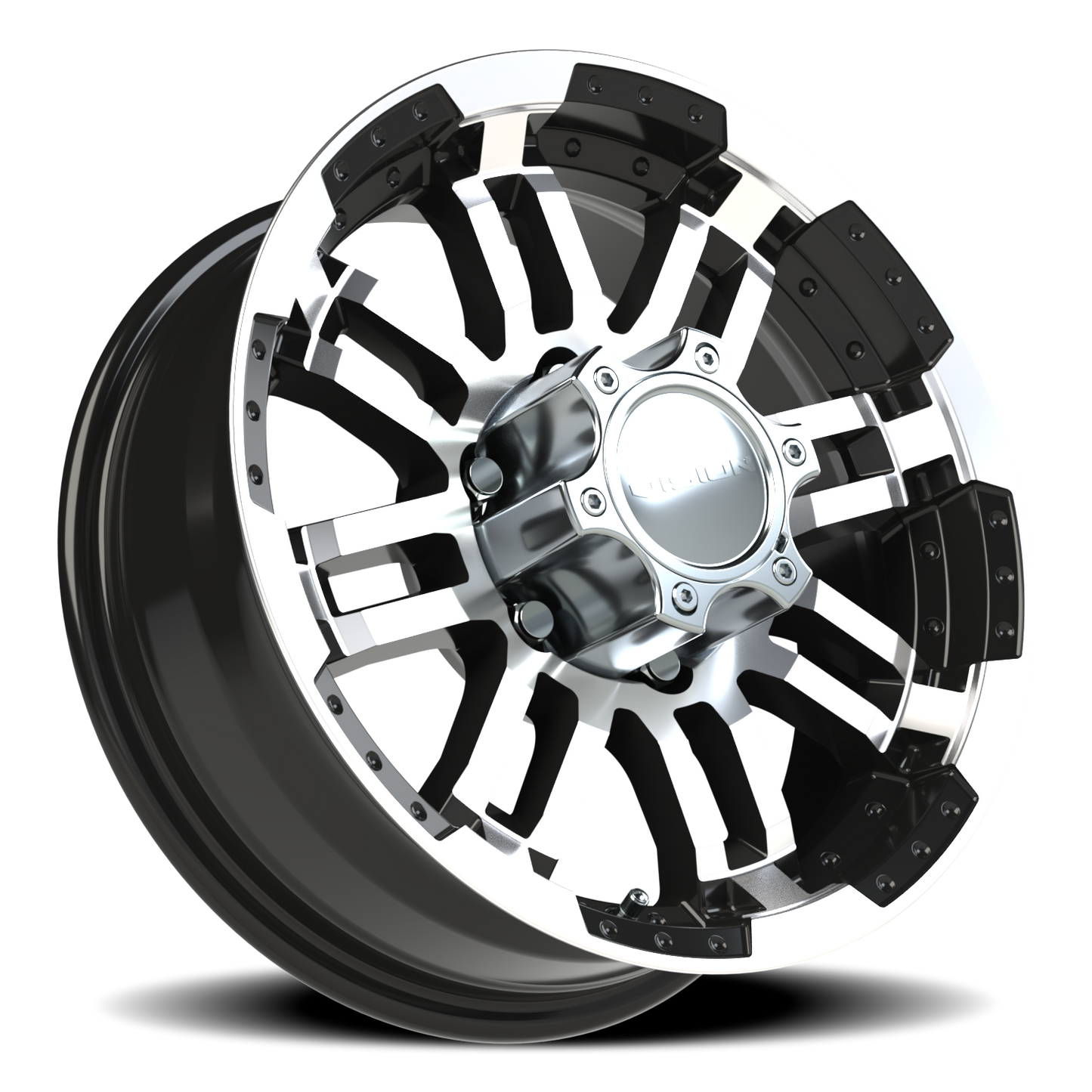 Vision Vw 16X6 Gloss Black Machined Face Wheel
