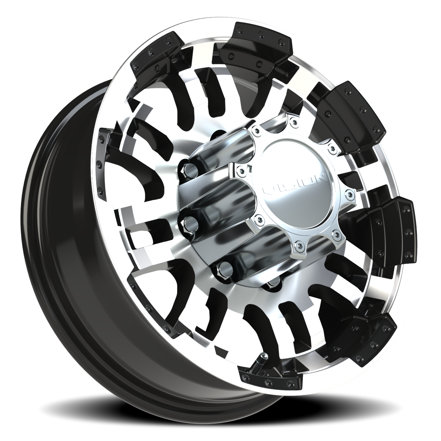 Vision Vw 16X6 Gloss Black Machined Face Wheel