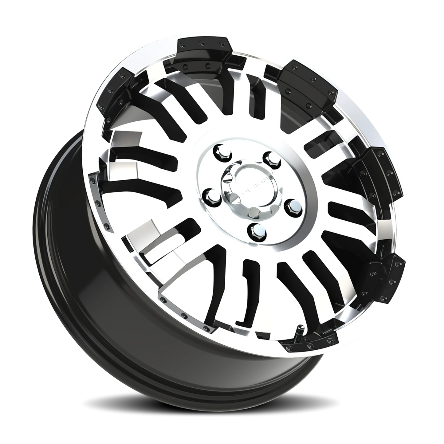 Vision Vw 18X7.5 --3600 LC-- Gloss Black Machined Face Wheel