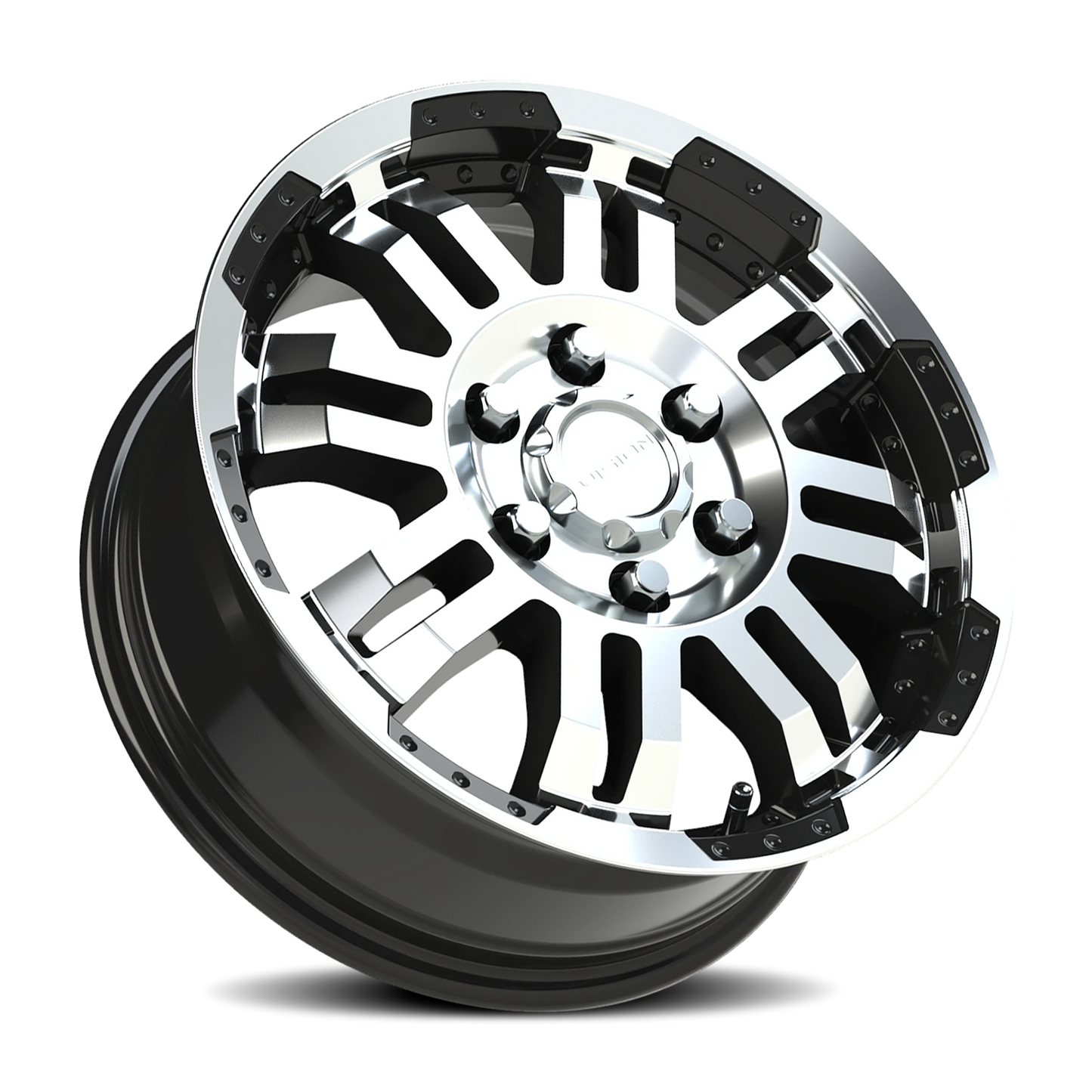 Vision Vw 16X6.5 Gloss Black Machined Face Wheel
