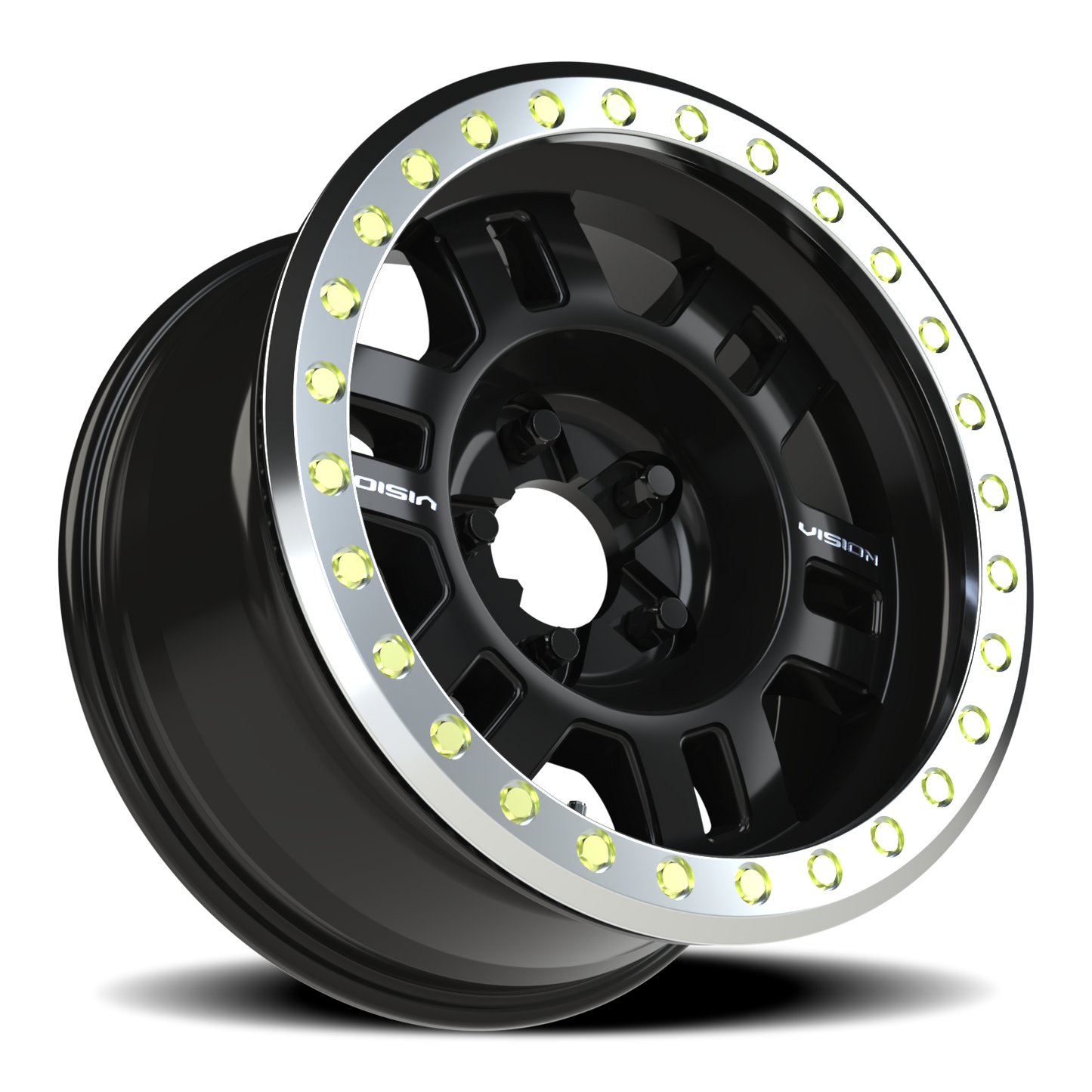 Vision Bl 17X8.5 Gloss Black Wheel