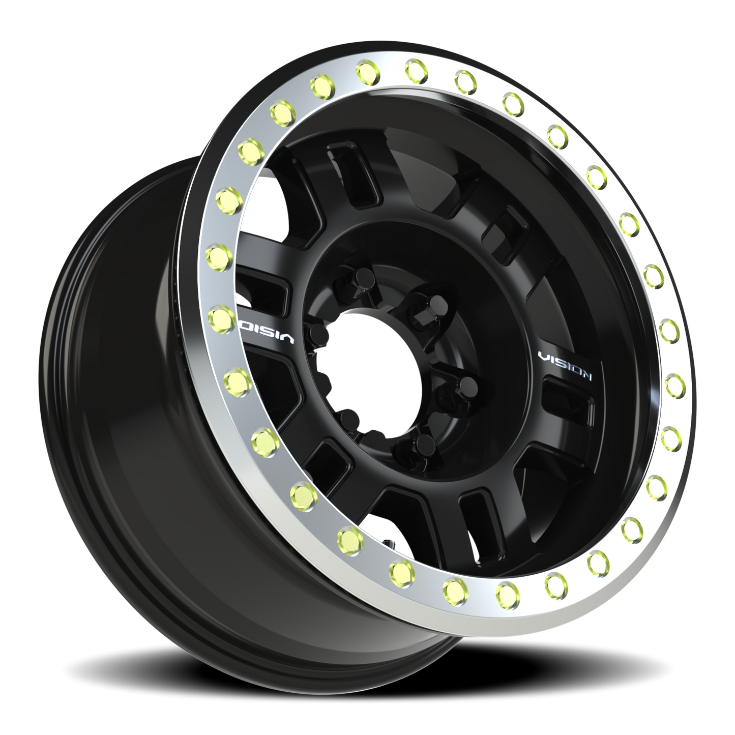 Vision Bl 17X8.5 Gloss Black Wheel