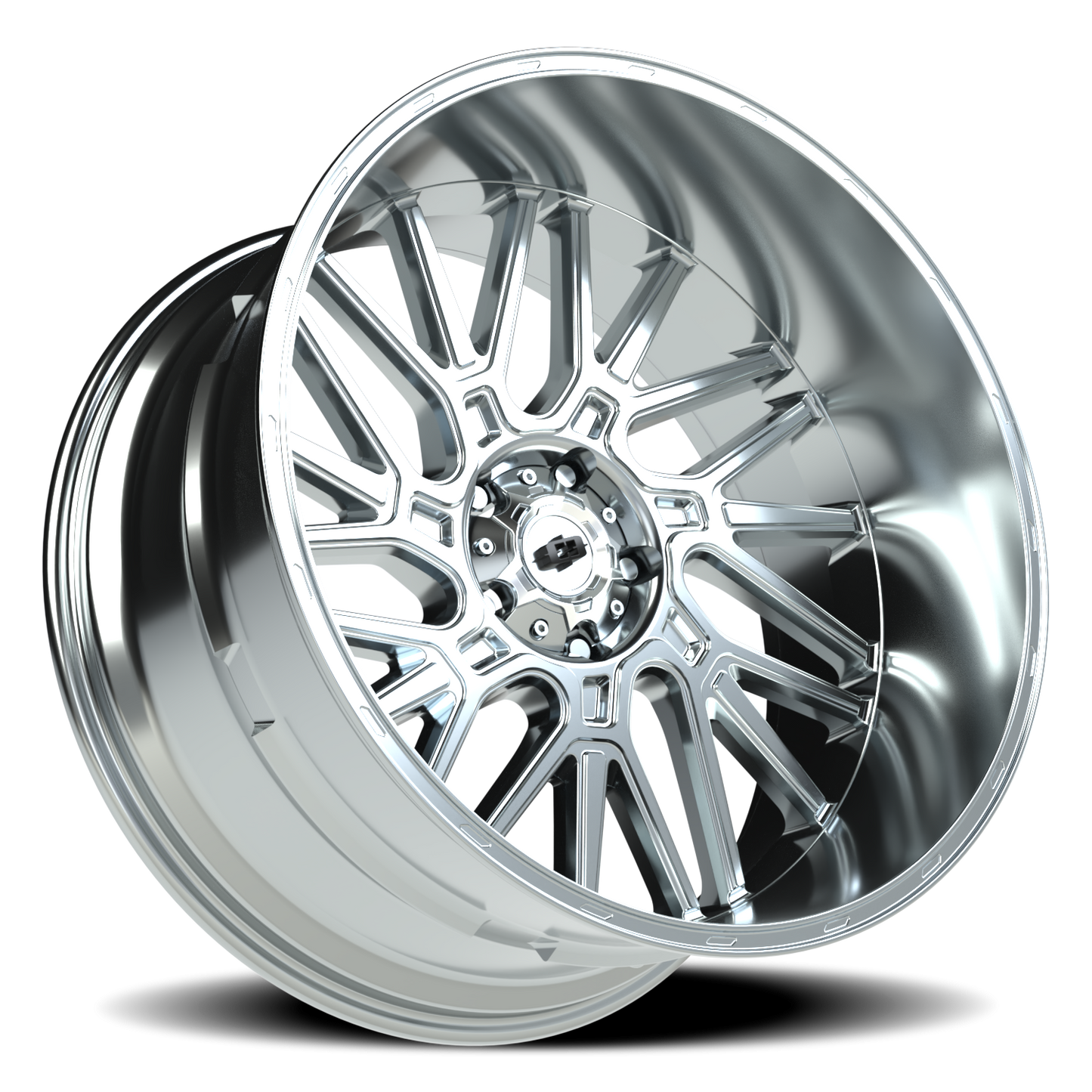 Vision Brawl 24X12 Chrome Wheel