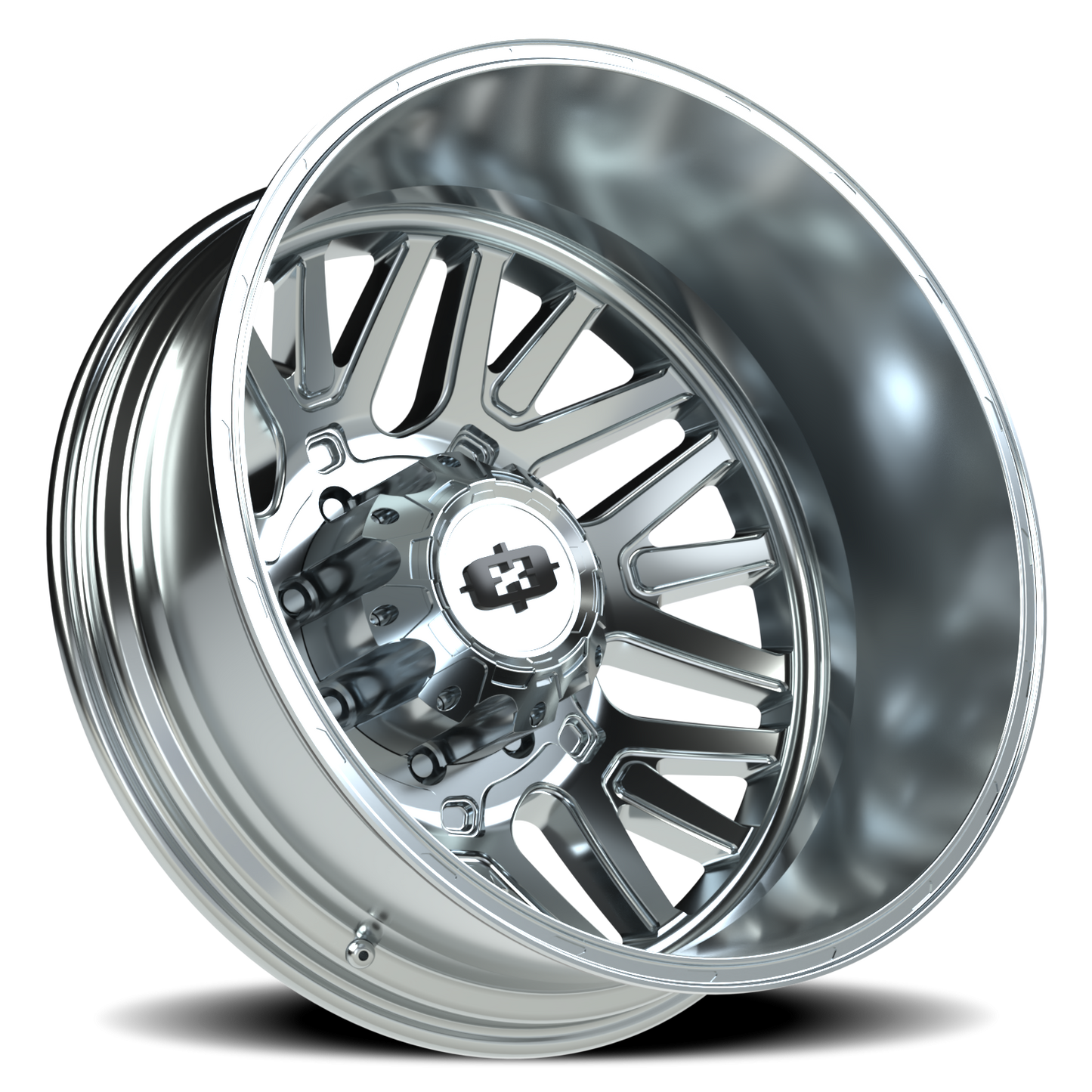 Vision Frnt 24X8.25 Chrome Wheel