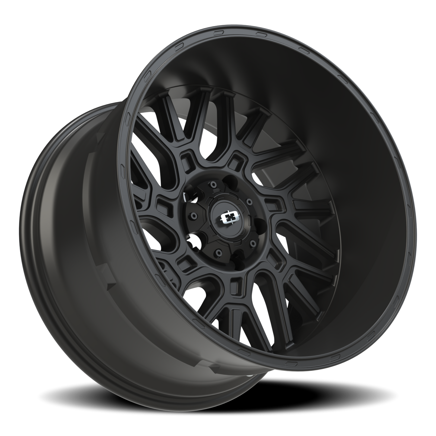 Vision Brawl 20X12 Satin Black Wheel