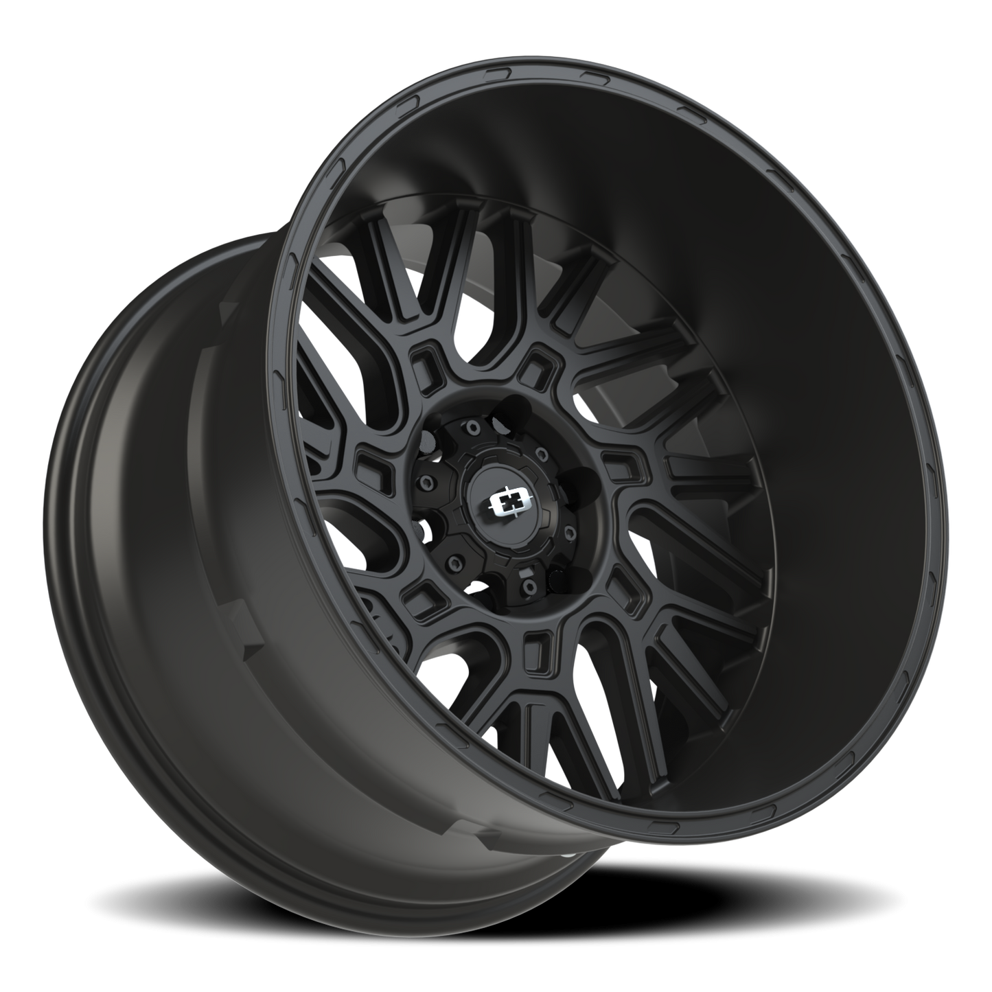 Vision Brawl 20X12 Satin Black Wheel
