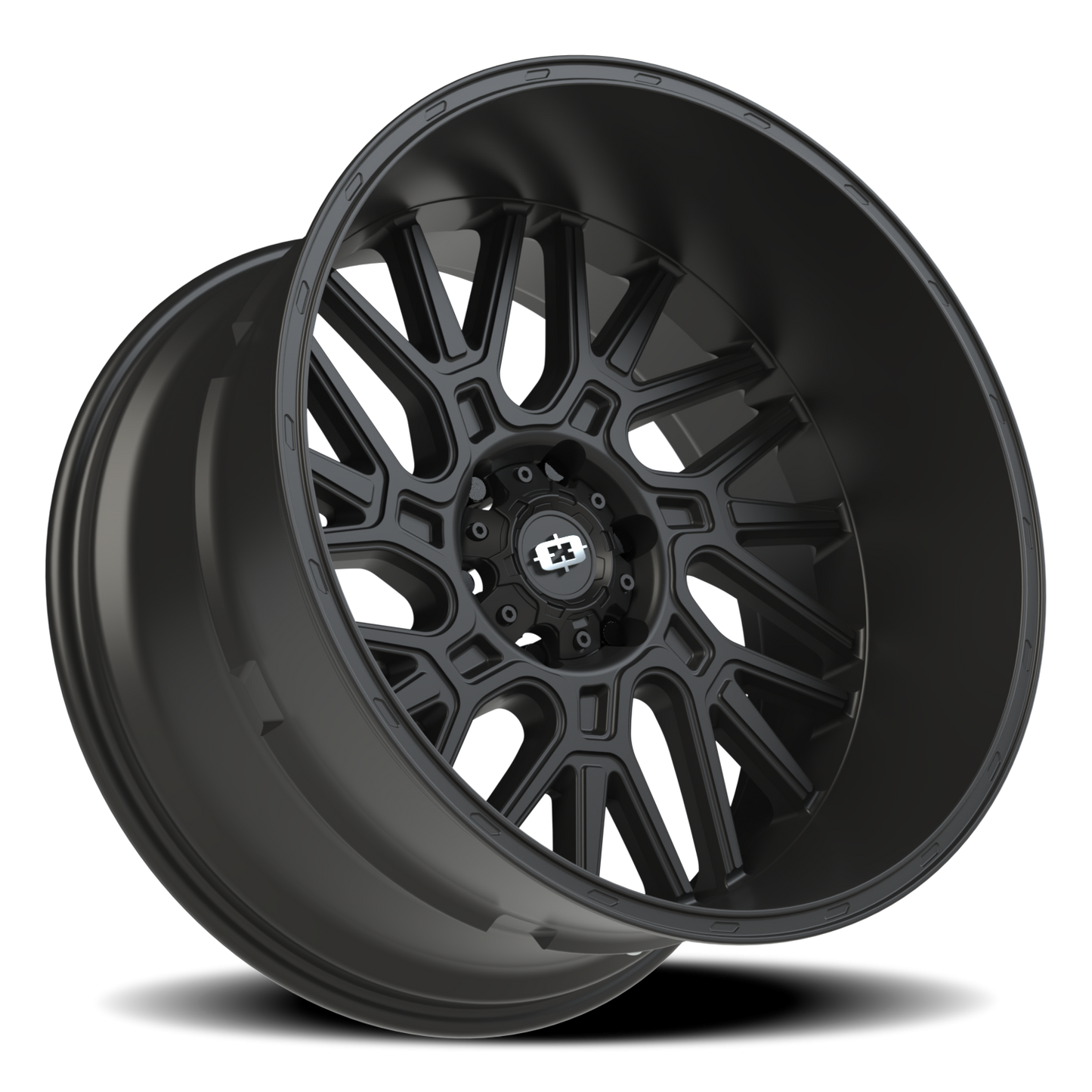 Vision Brawl 22X12 Satin Black Wheel