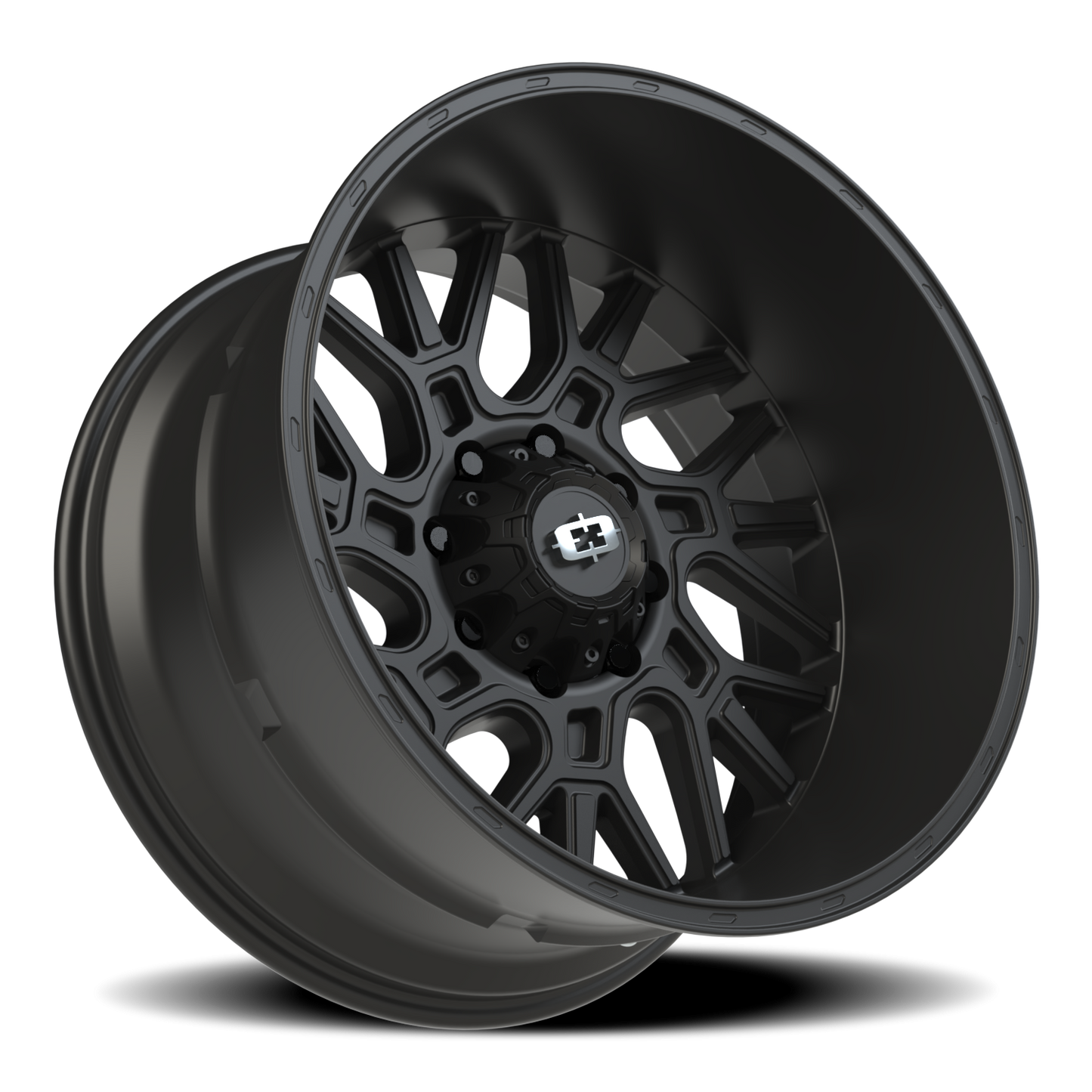 Vision Brawl 20X12 Satin Black Wheel