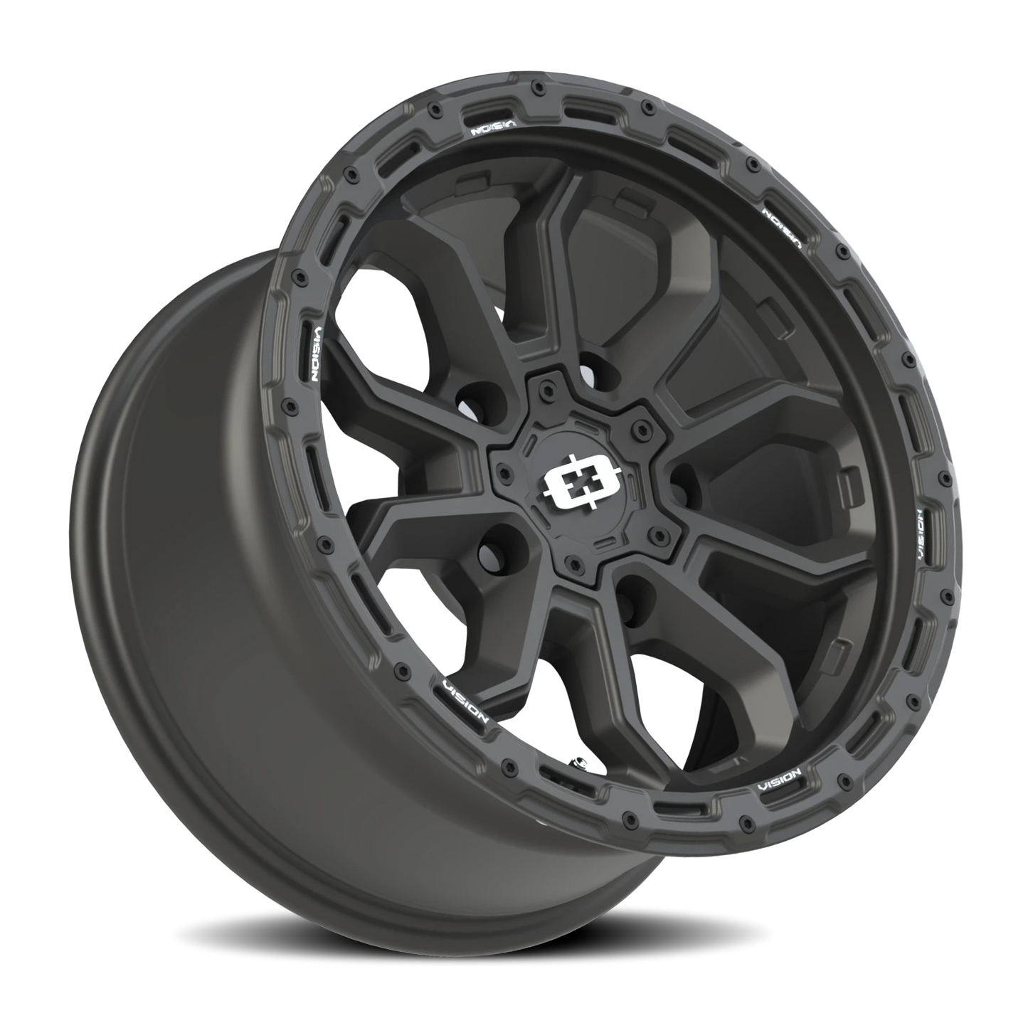 Vision Korupt 17X9 Satin Black Wheel