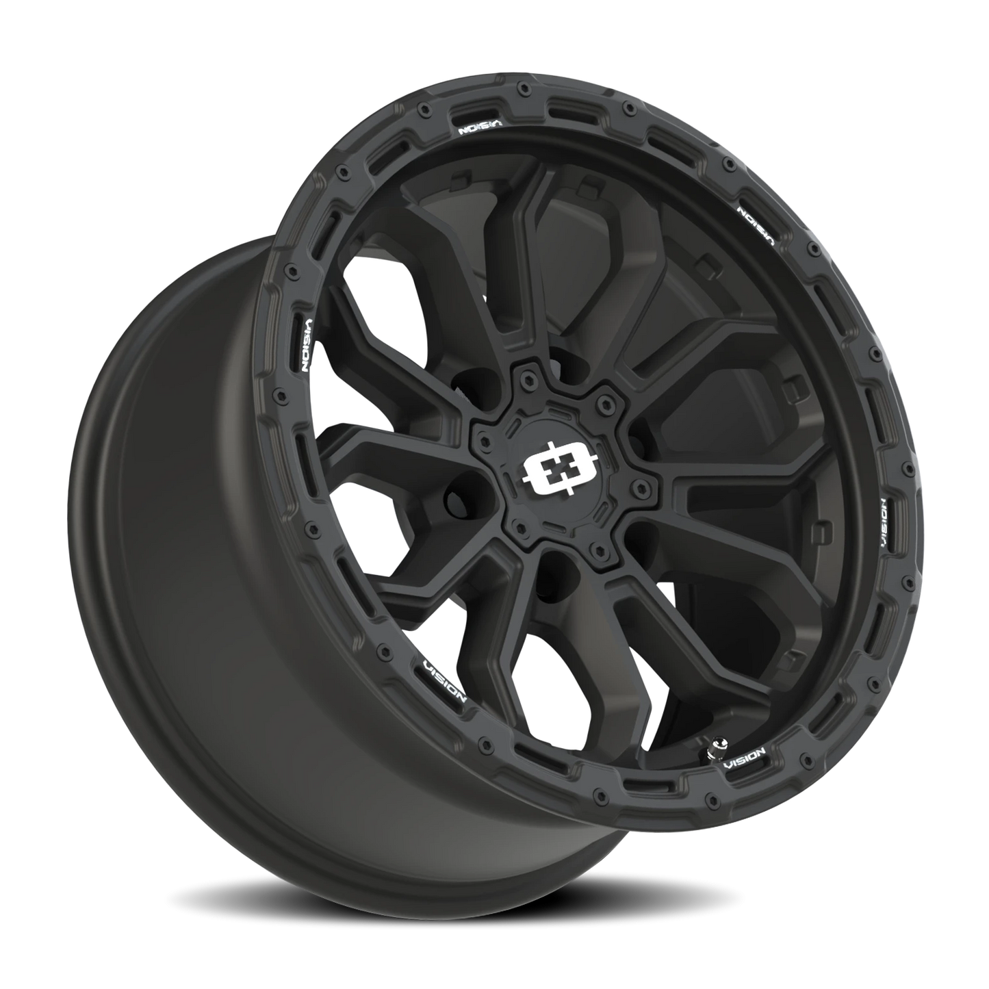 Vision Korupt 17X9 Satin Black Wheel