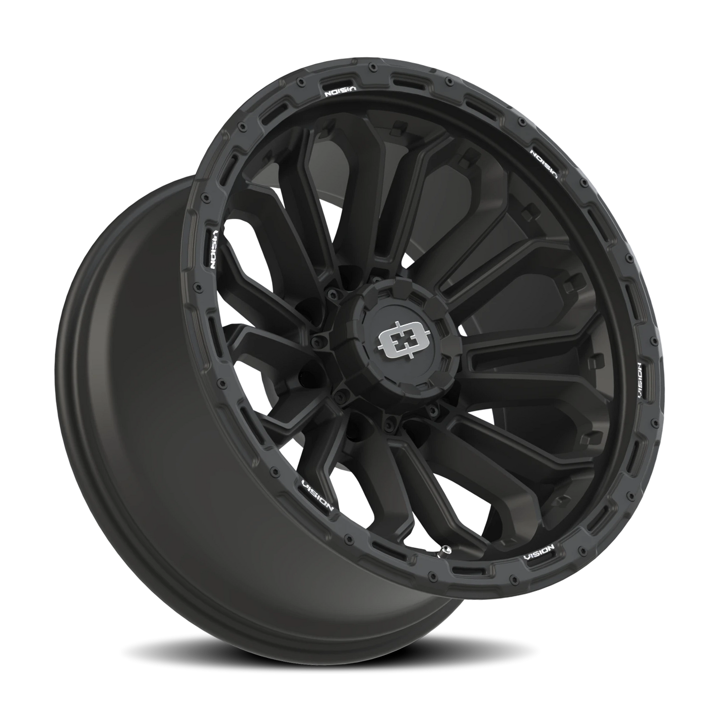 Vision Korupt 20X10 Satin Black Wheel