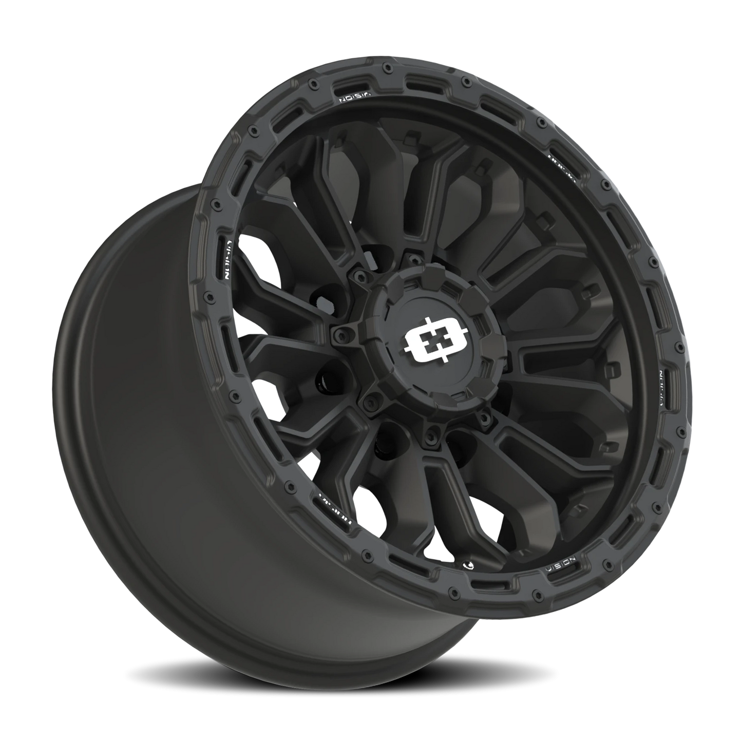 Vision Korupt 17X9 Satin Black Wheel