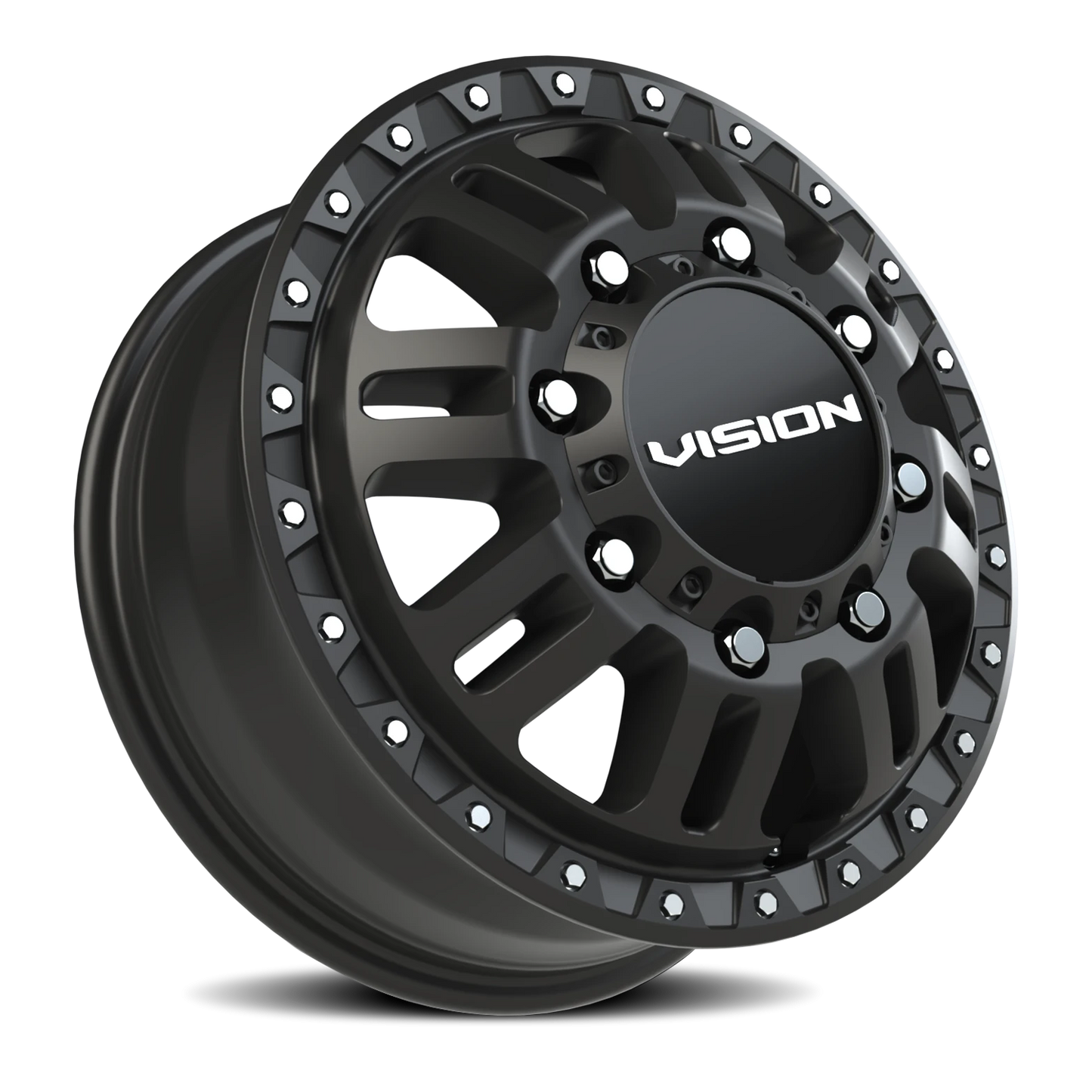 Vision Dual 17X6.5 Satin Black Wheel