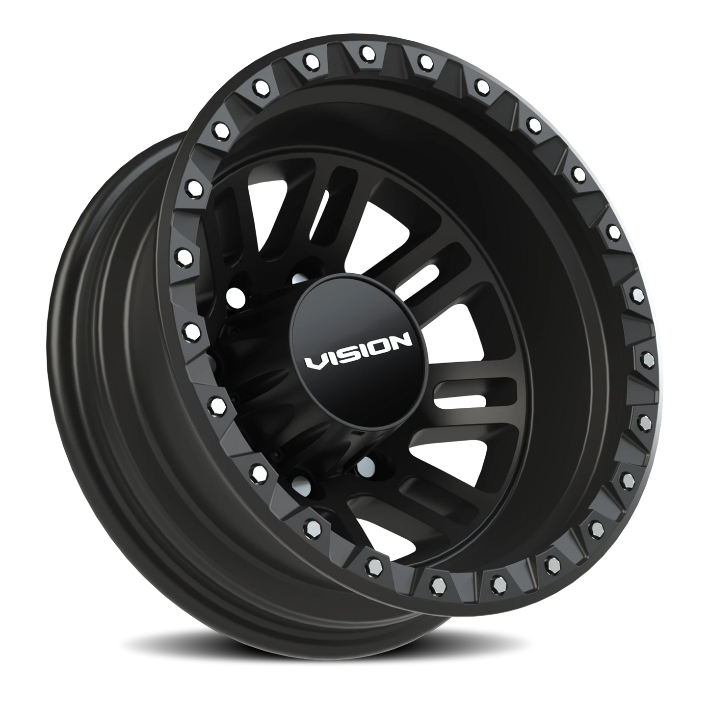 Vision Dual 16X6 Satin Black Wheel