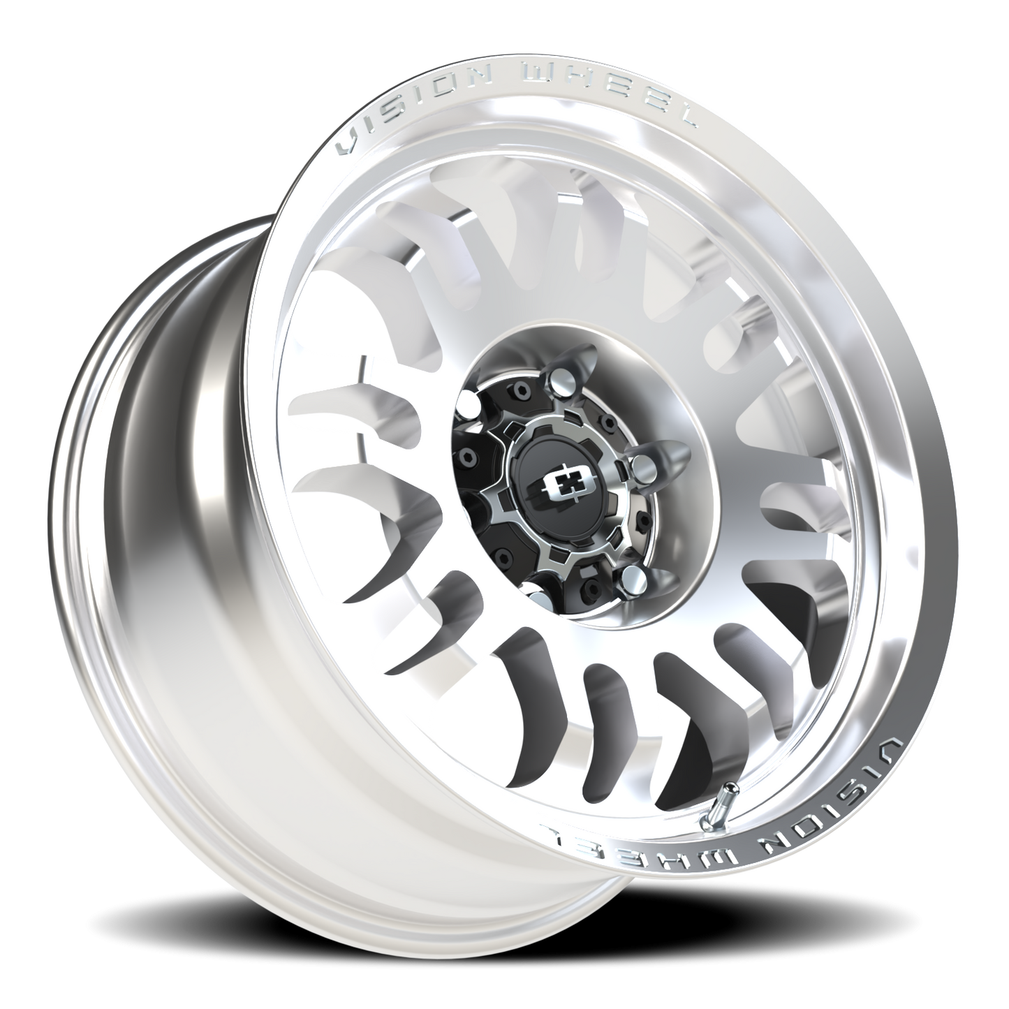 Vision Inferno 17X8.5 Milled Machine Face Wheel