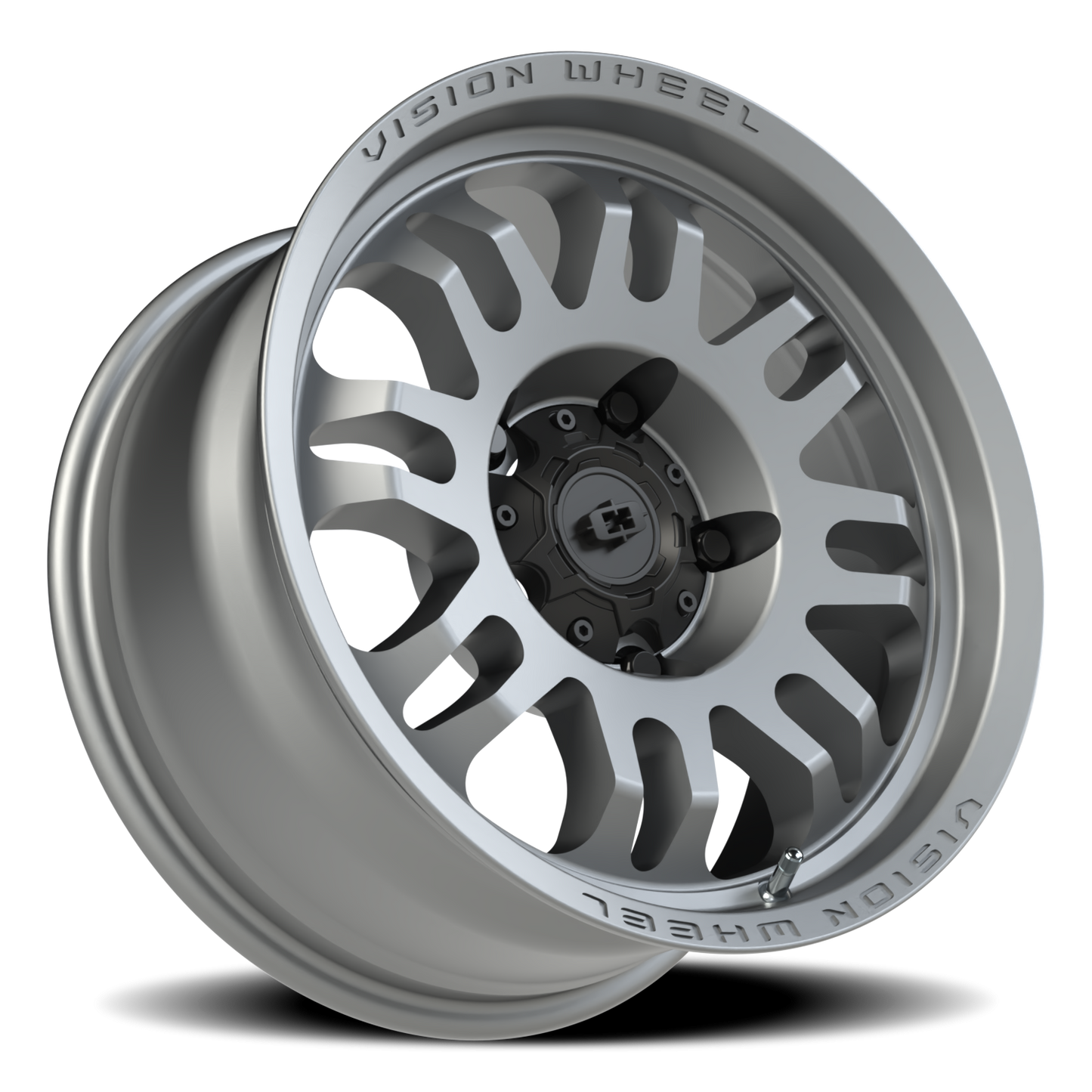 Vision Inferno 17X8.5 Satin Grey Wheel