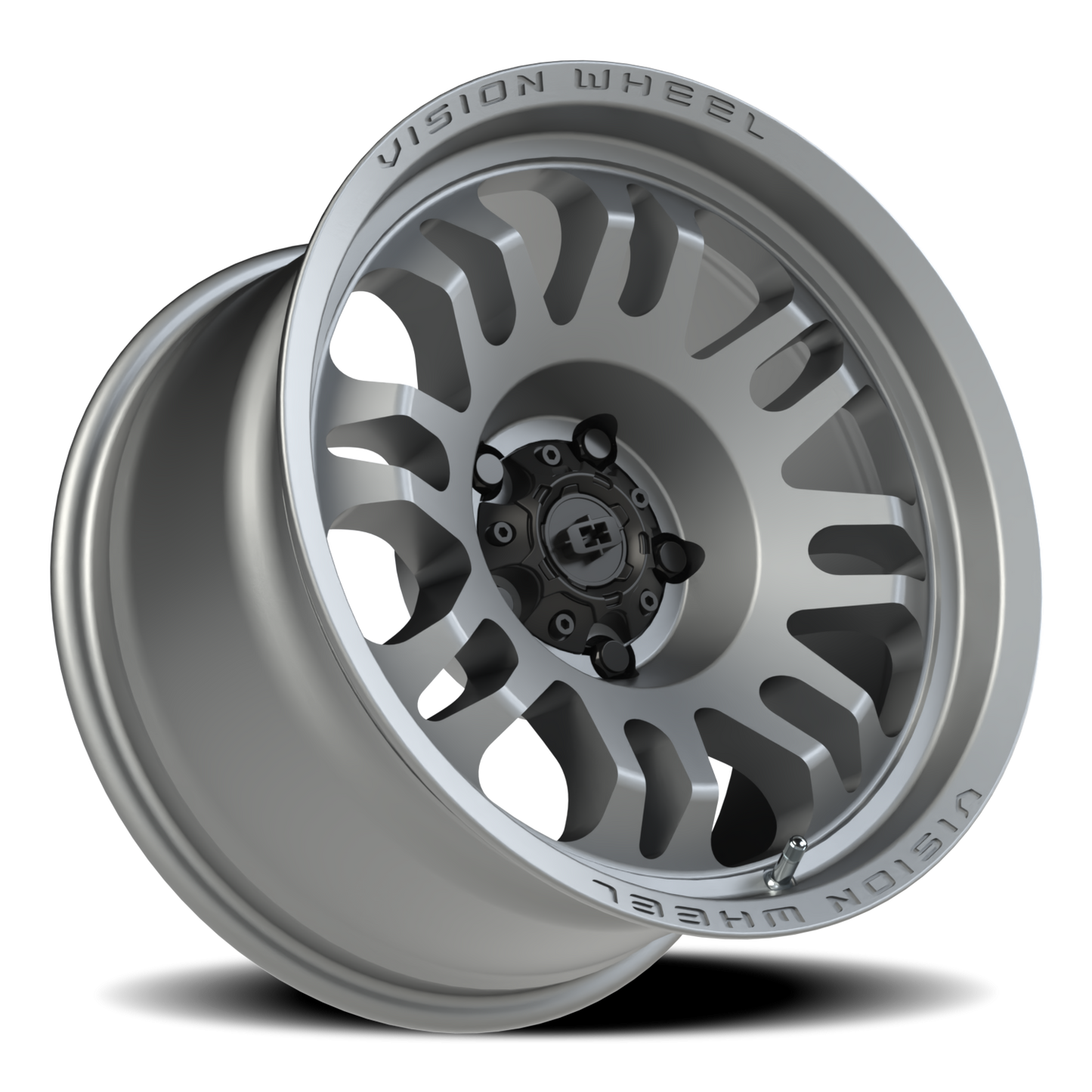 Vision Inferno 17X9.5 Satin Grey Wheel