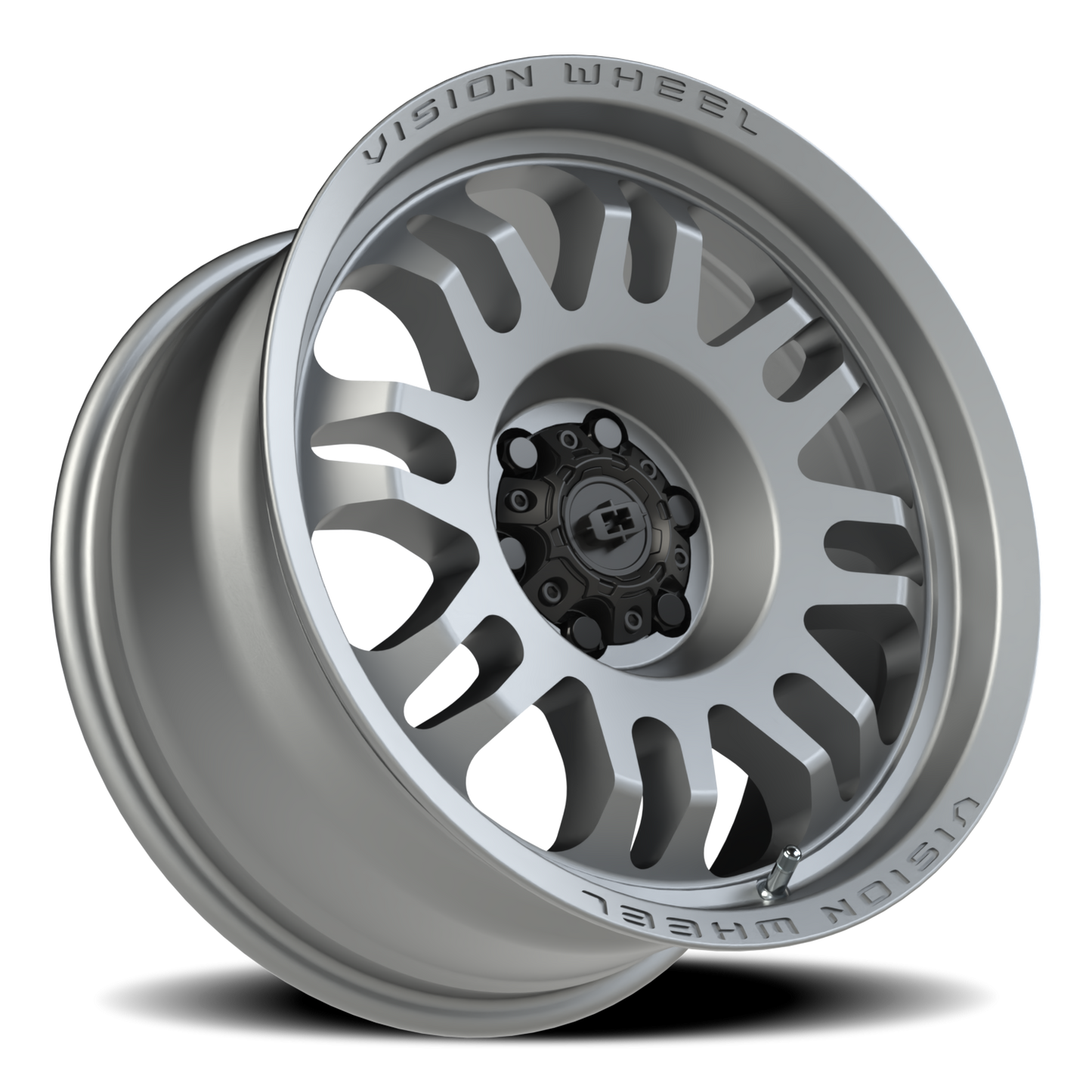 Vision Inferno 17X8.5 Satin Grey Wheel