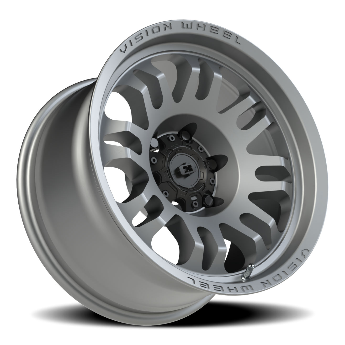 Vision Inferno 17X9.5 Satin Grey Wheel