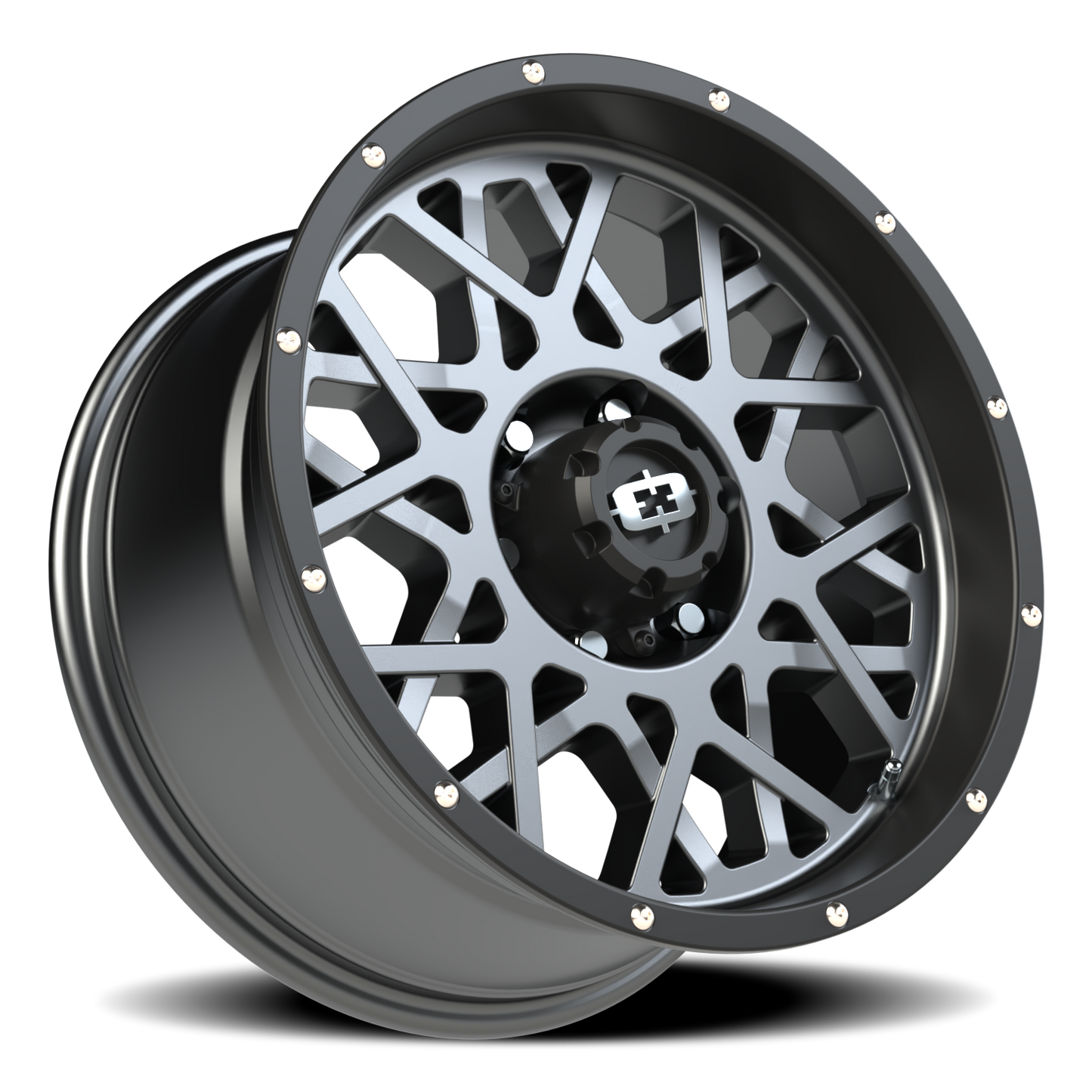 Vision Rocker 18X9 Anthracite with Satin Black Lip Wheel