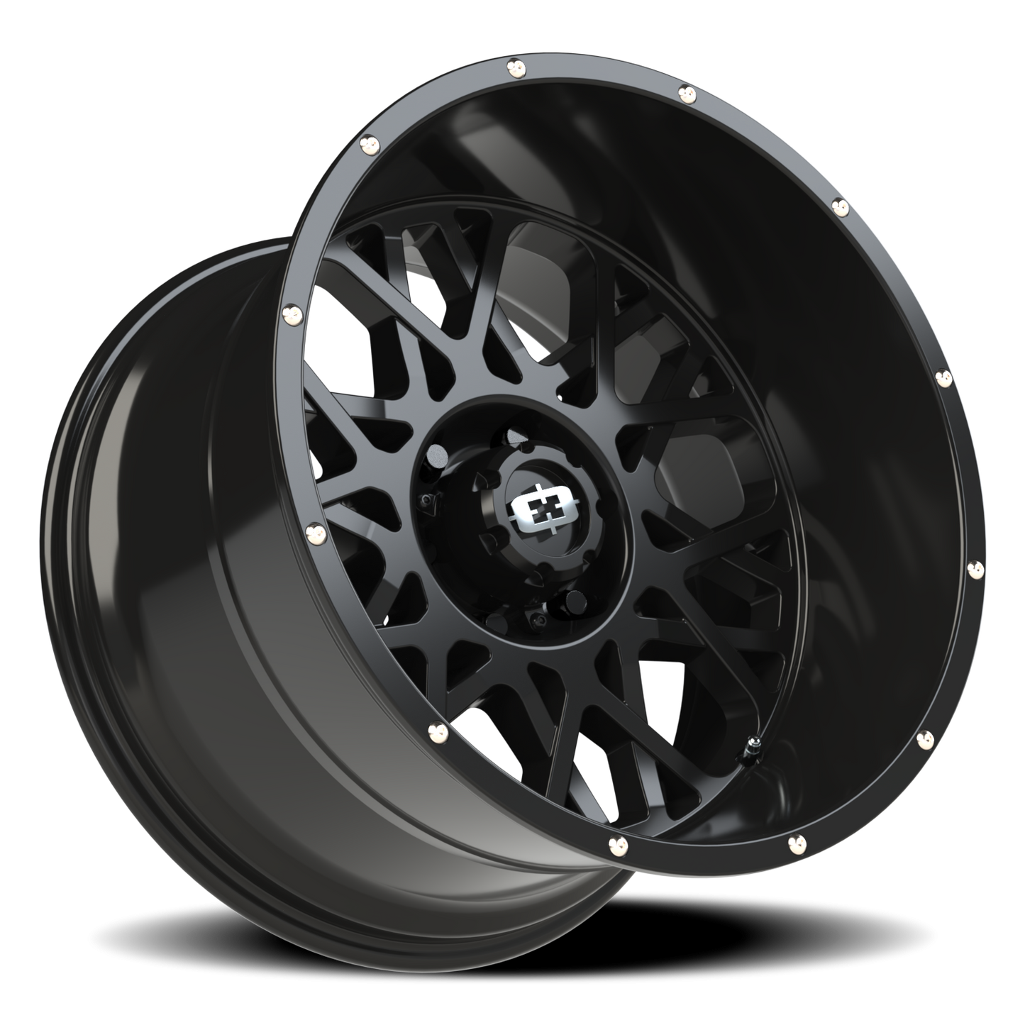 Vision Rocker 20X12 Gloss Black Wheel