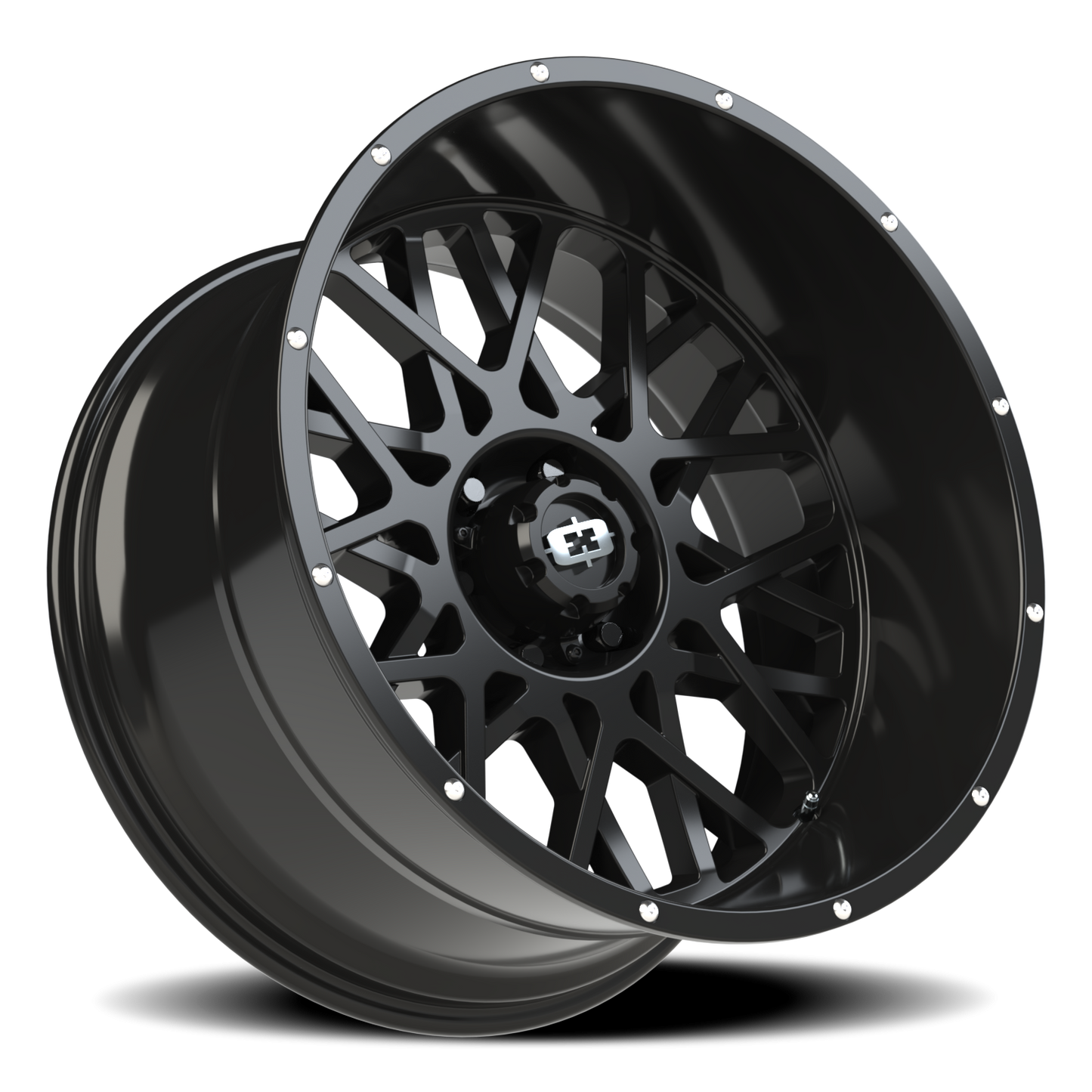 Vision Rocker 22X12 Gloss Black Wheel