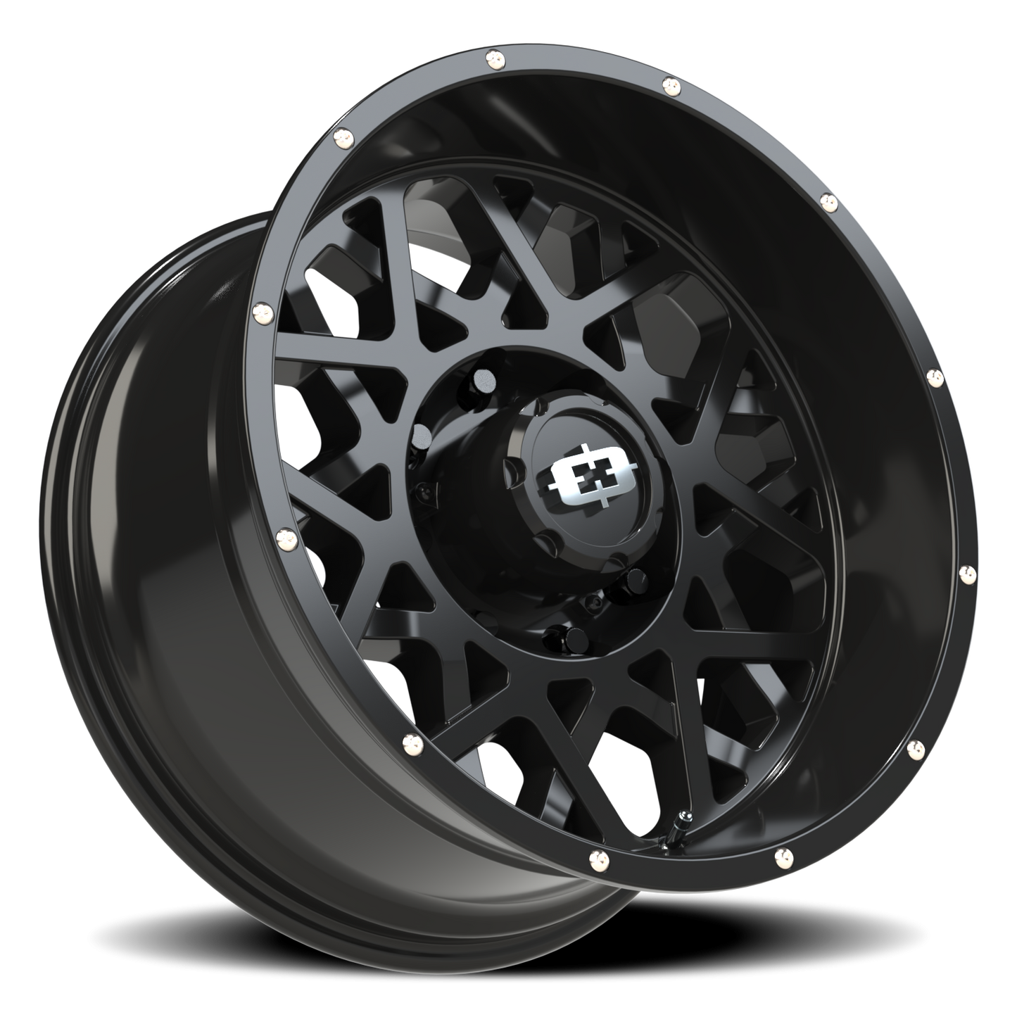 Vision Rocker 20X10 Gloss Black Wheel