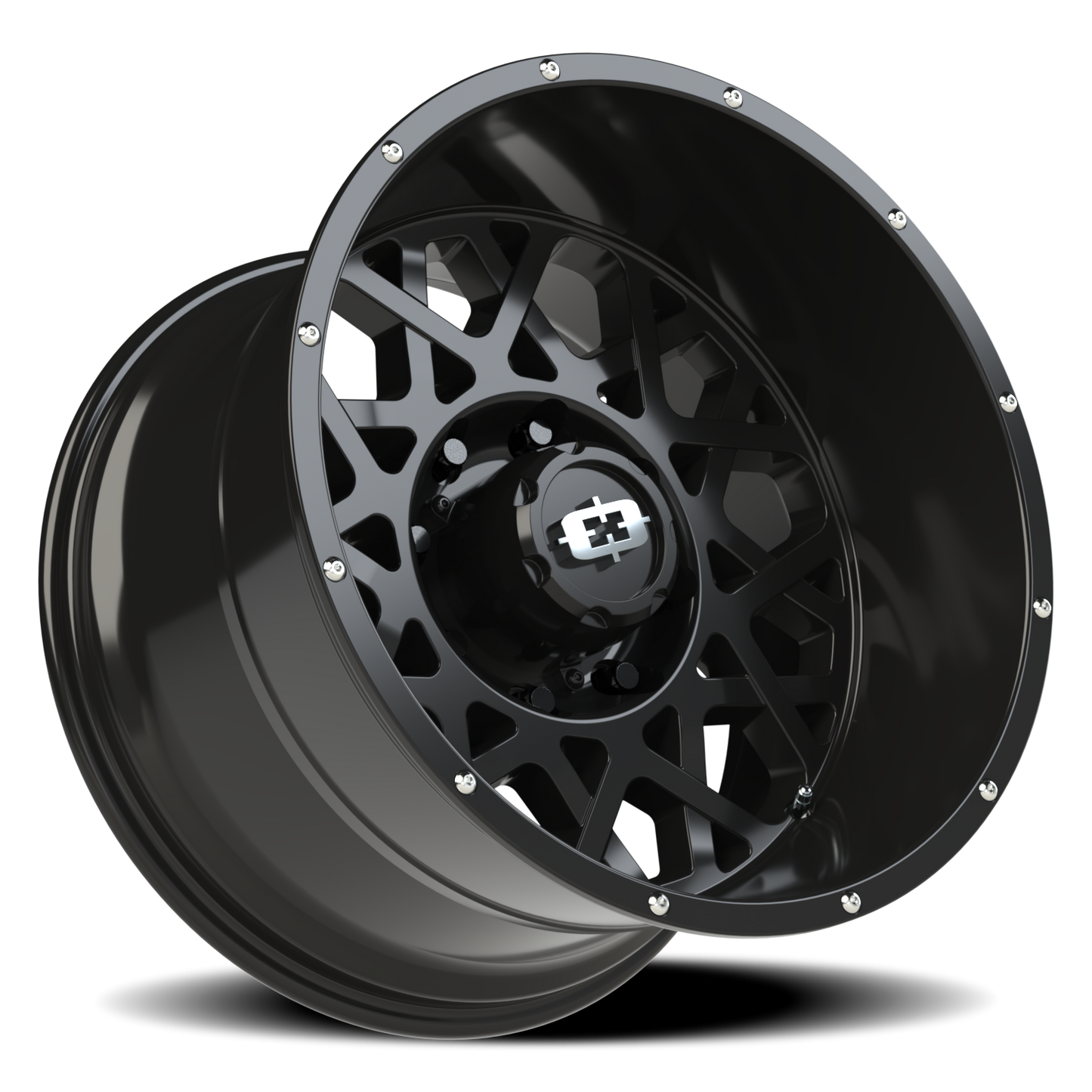 Vision Rocker 20X12 Gloss Black Wheel
