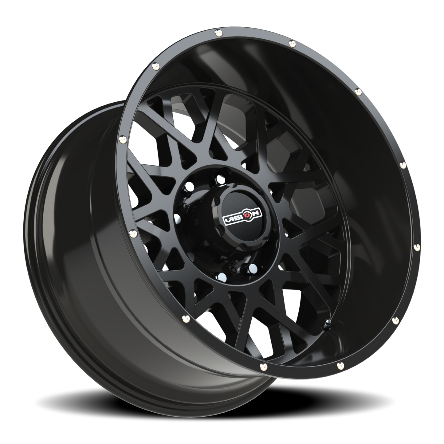 Vision Rocker 22X12 Gloss Black Wheel