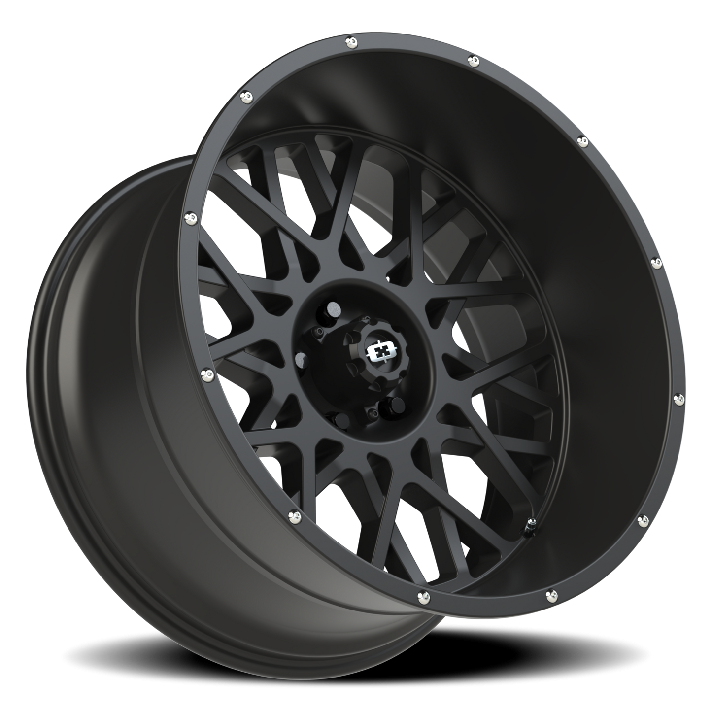 Vision Rocker 22X12 Satin Black Wheel