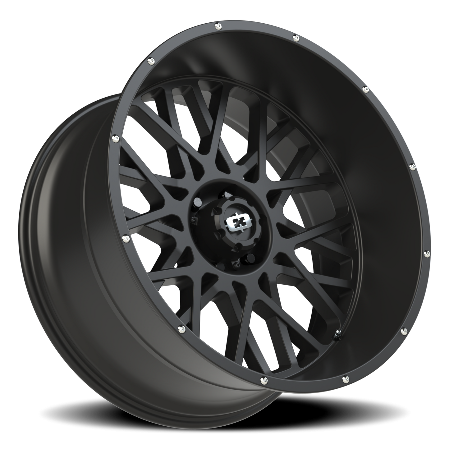 Vision Rocker 24X12 Satin Black Wheel
