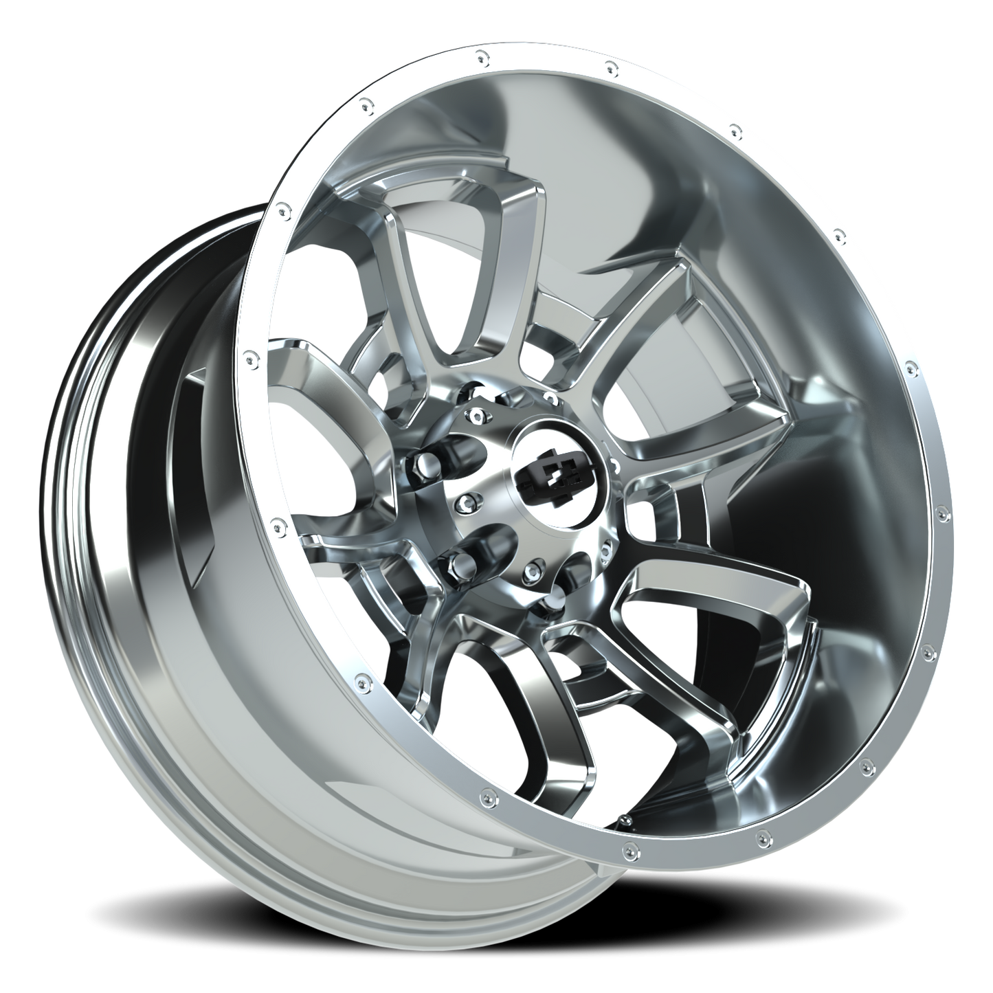 Vision Bomb 20X10 Chrome Wheel