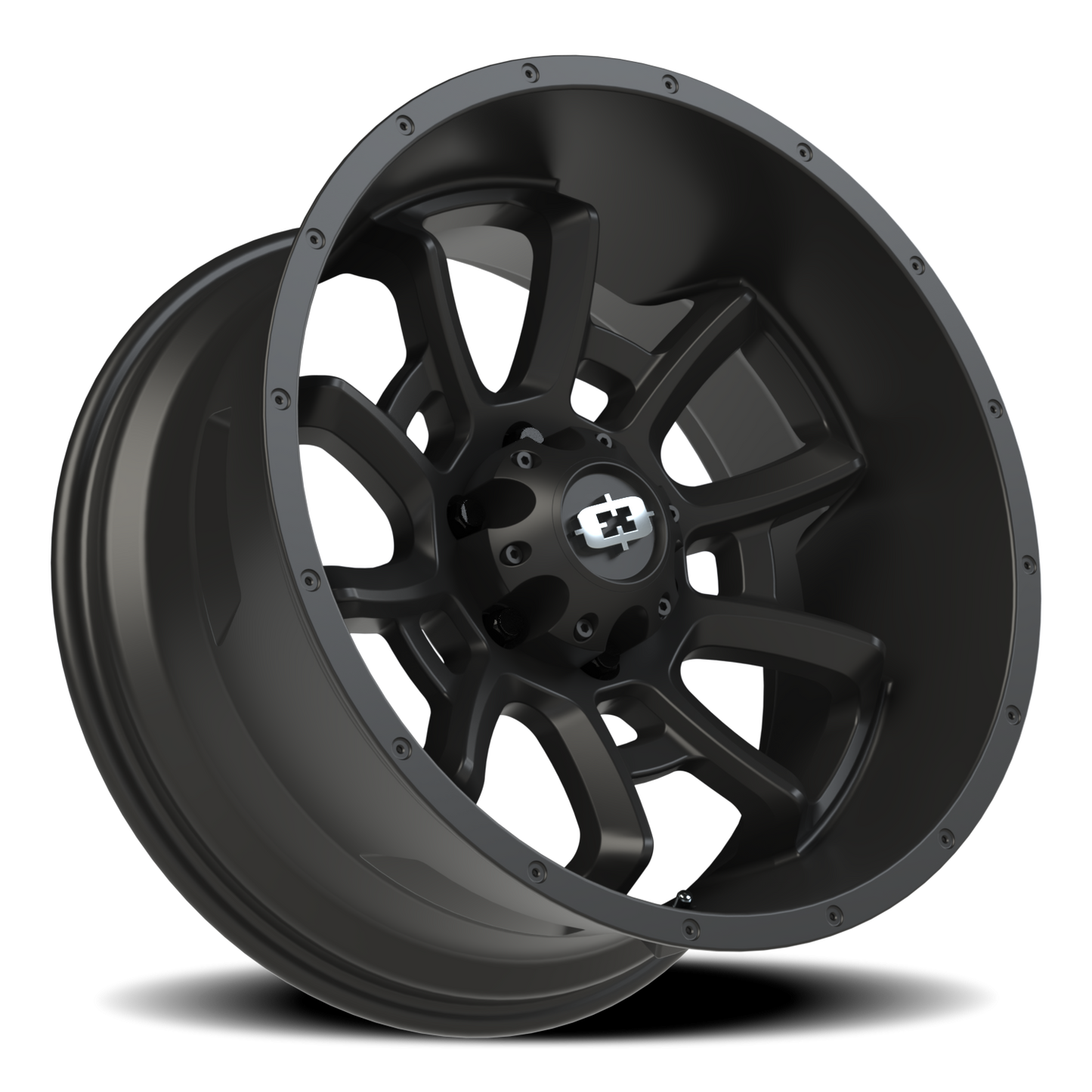 Vision Bomb 20X10 Satin Black Wheel