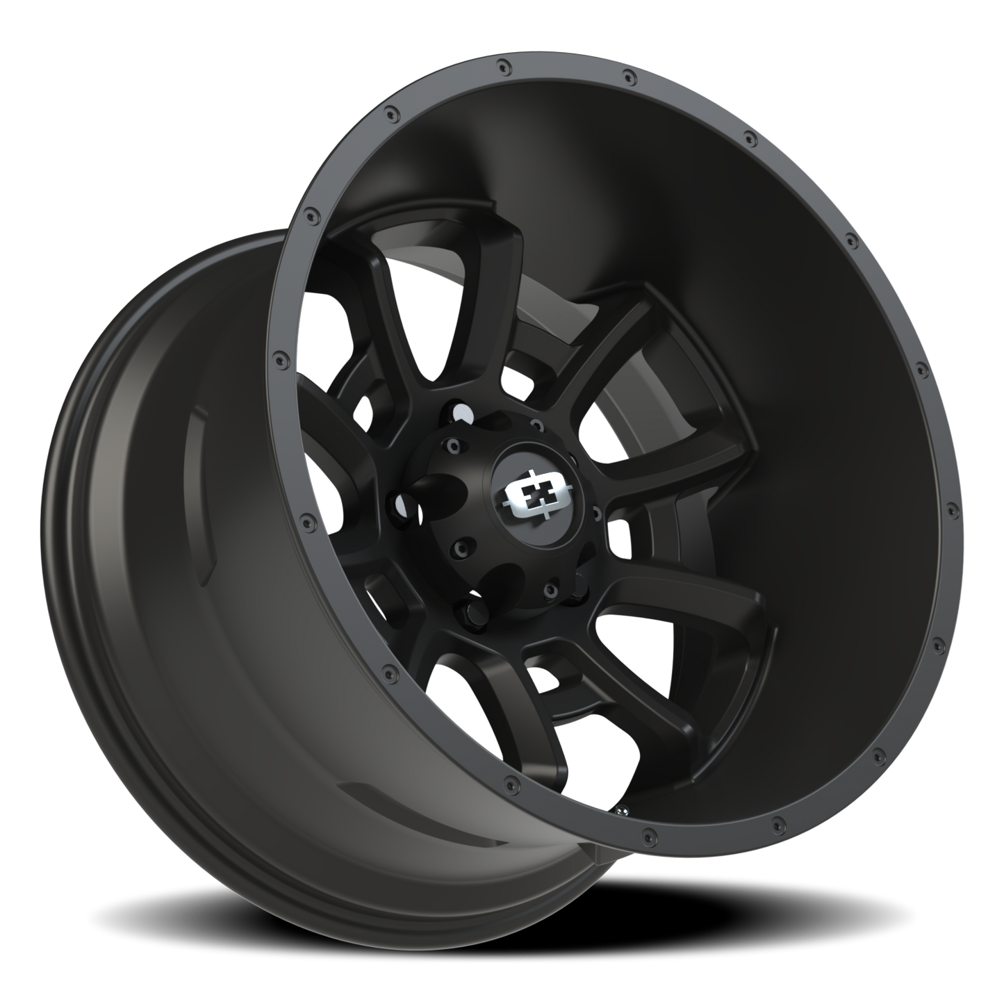 Vision Bomb 20X12 Satin Black Wheel