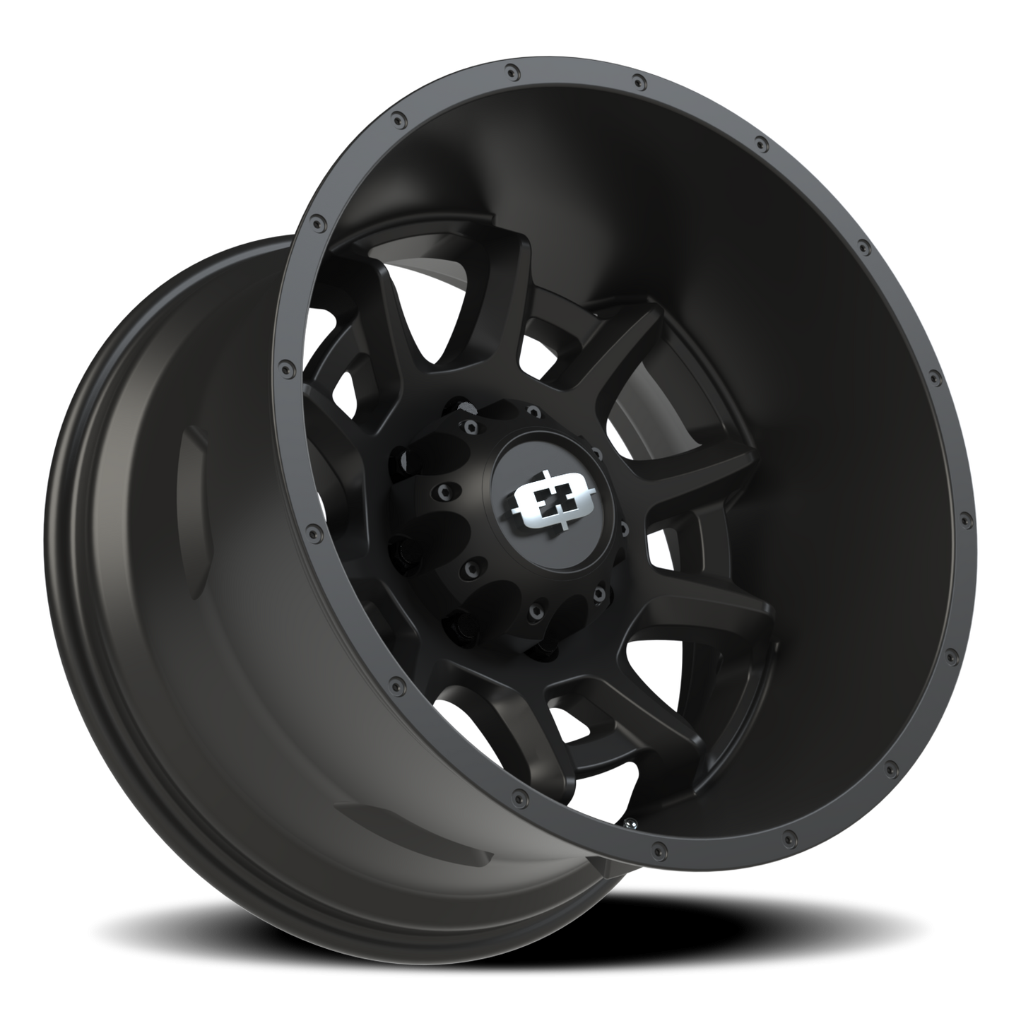 Vision Bomb 20X12 Satin Black Wheel