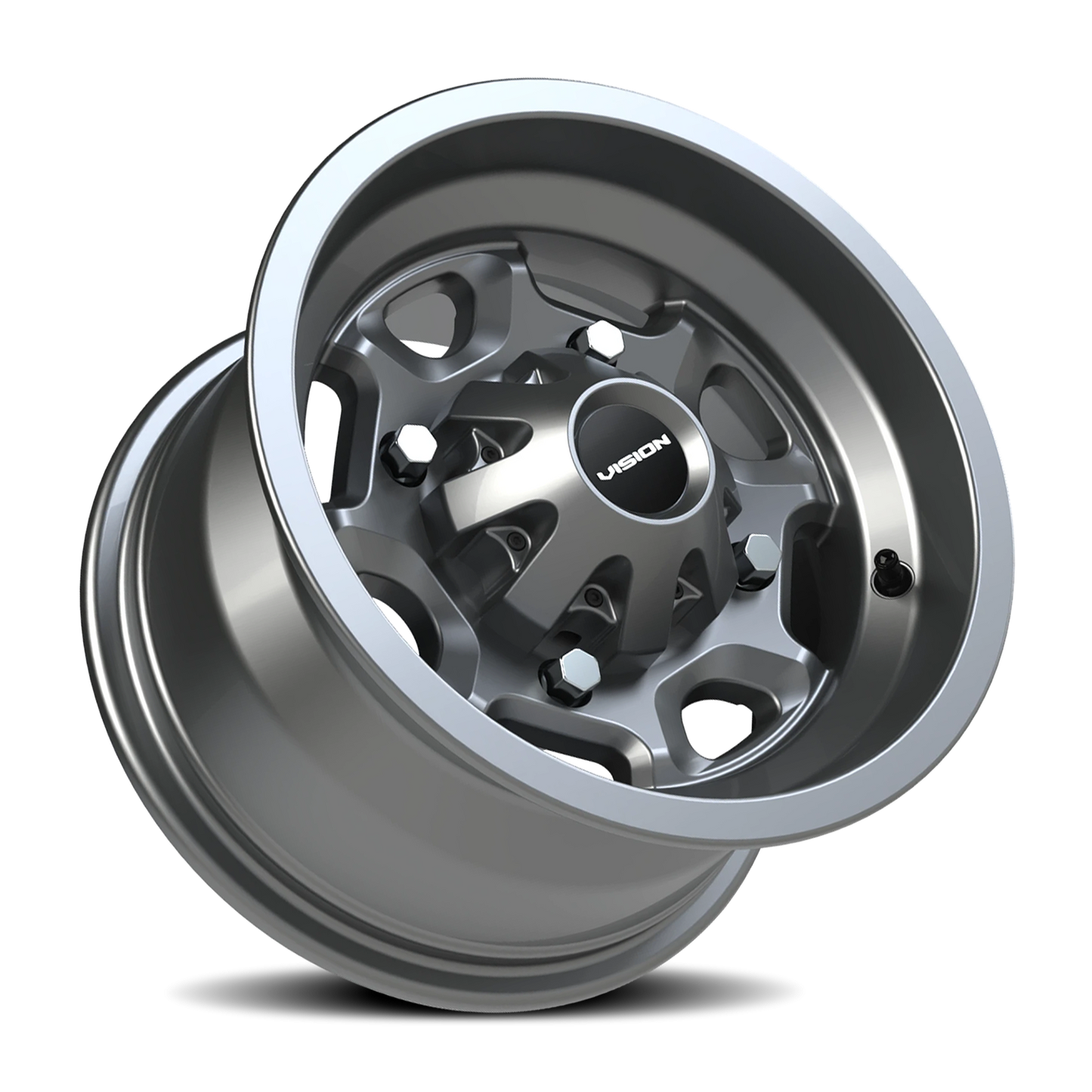 Vision Bomb 12X7 Gunmetal Wheel