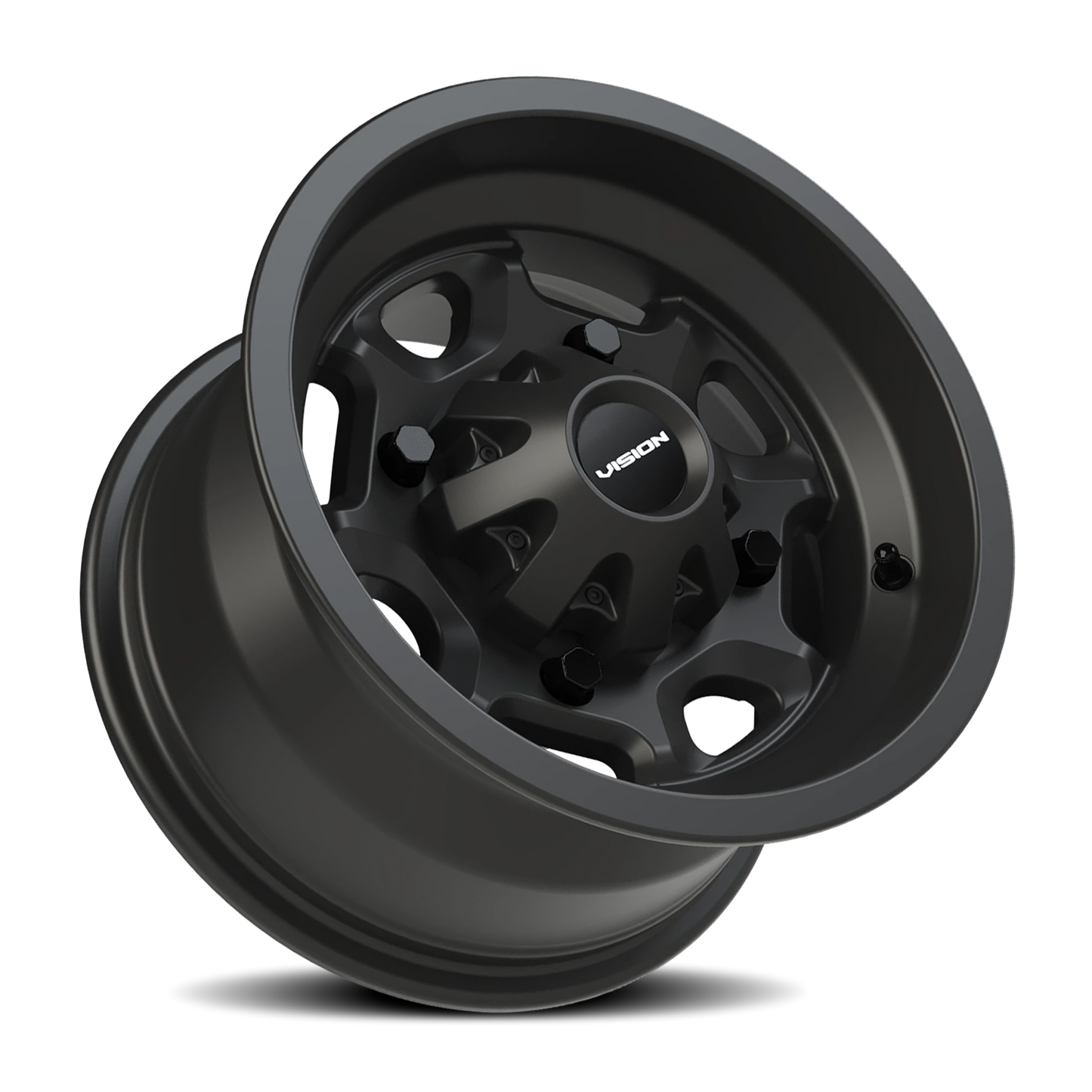 Vision Bomb 12X7 Matte Black Wheel