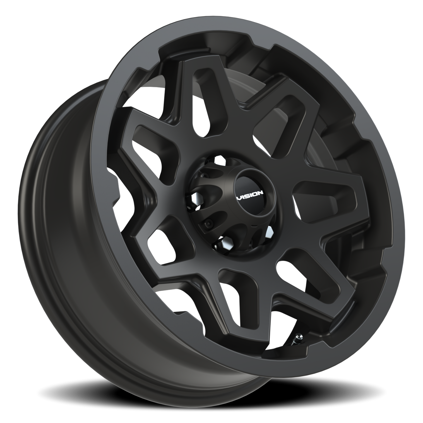 Vision SE7EN 17X7 Satin Black Wheel