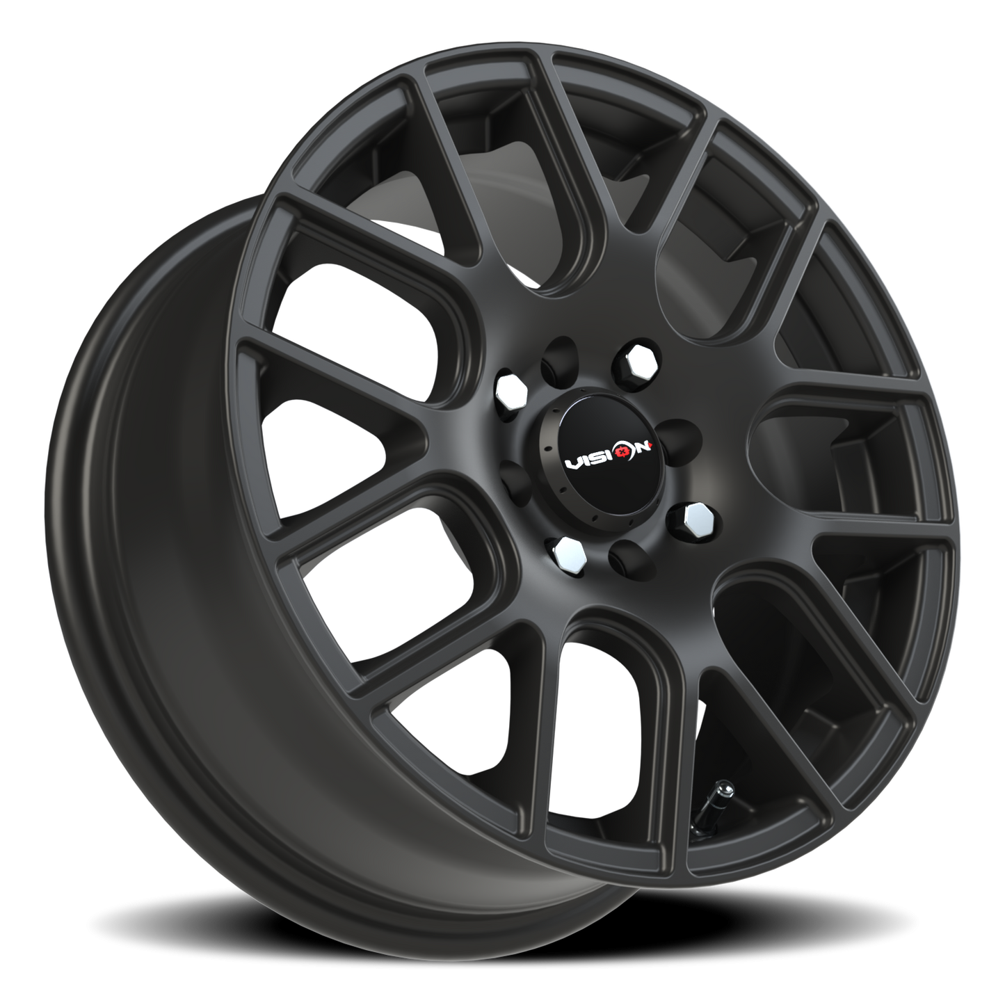 Vision Cross 15X6.5 Matte Black Wheel