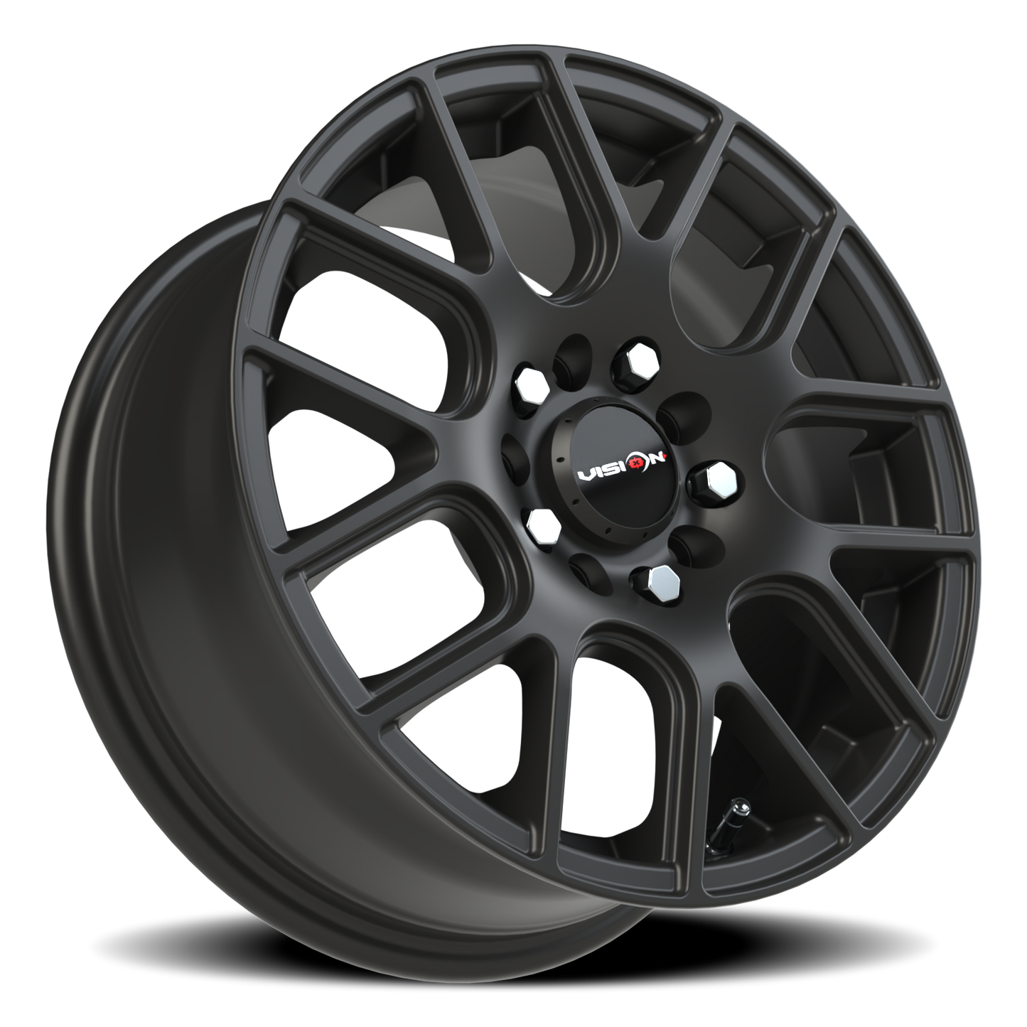 Vision Cross 15X6.5 Matte Black Wheel