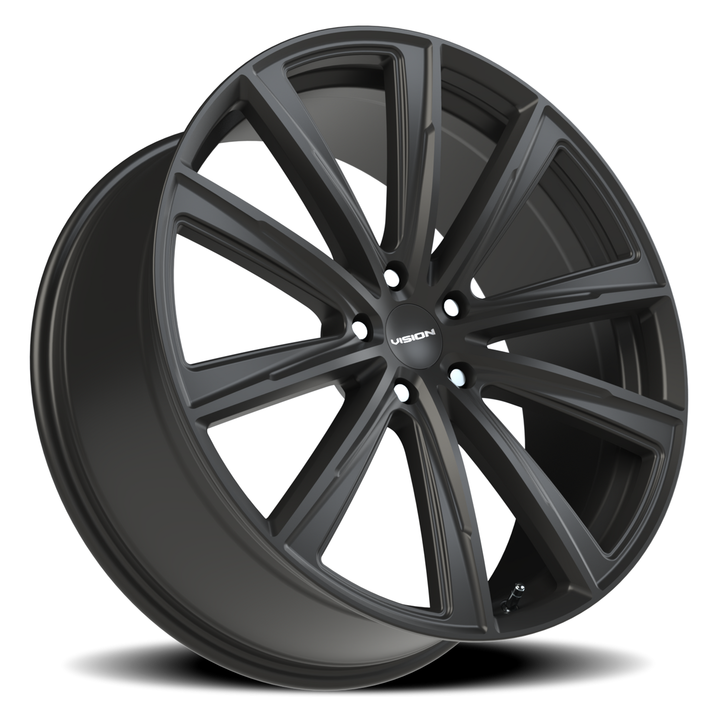 Vision Splinter 22X9 Satin Black Wheel