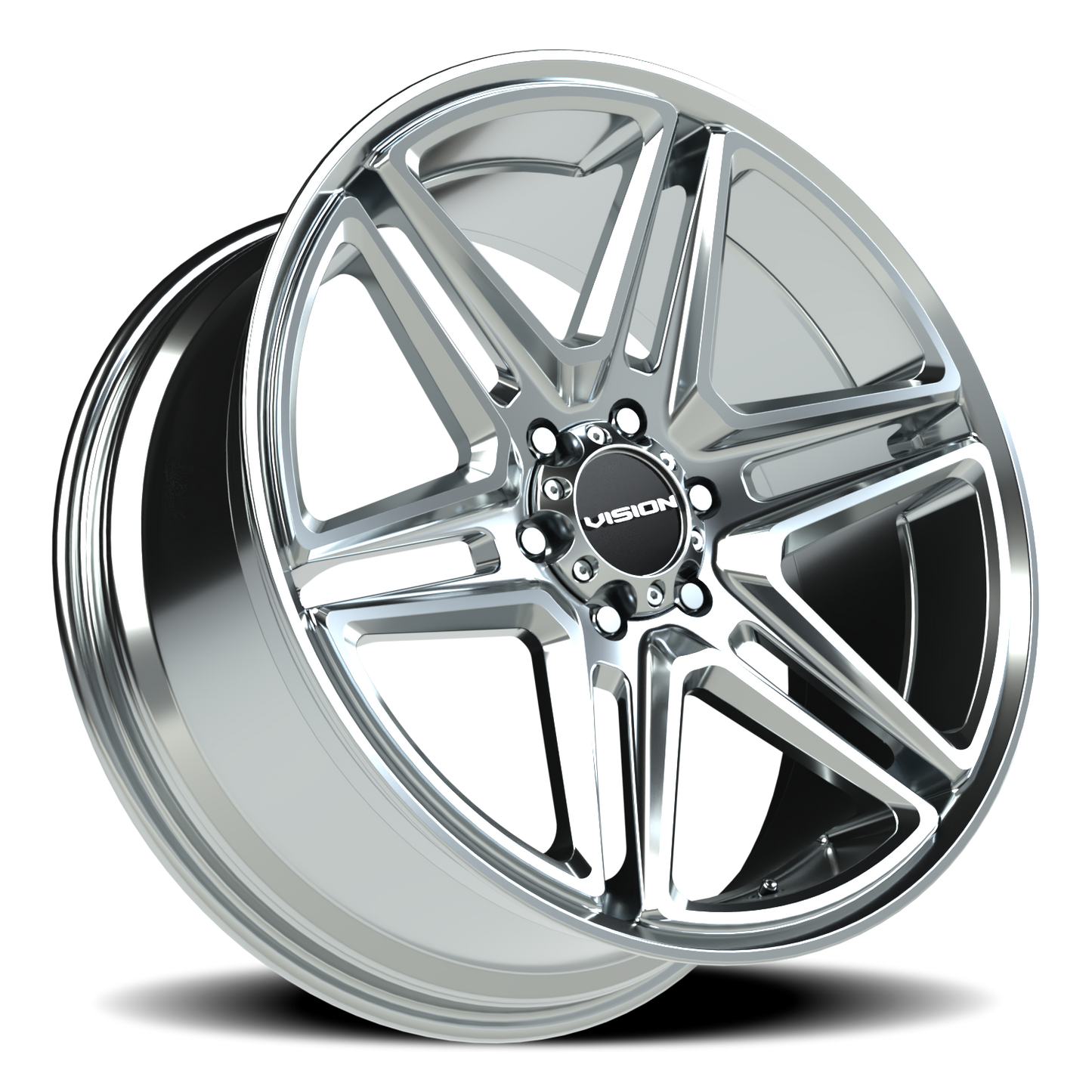 Vision Wedge 22X9.5 Chrome Wheel