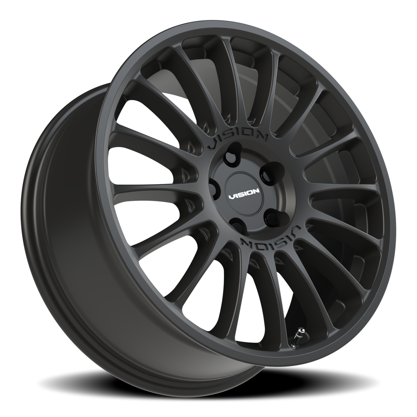 Vision Monaco 17X8 Satin Black Wheel